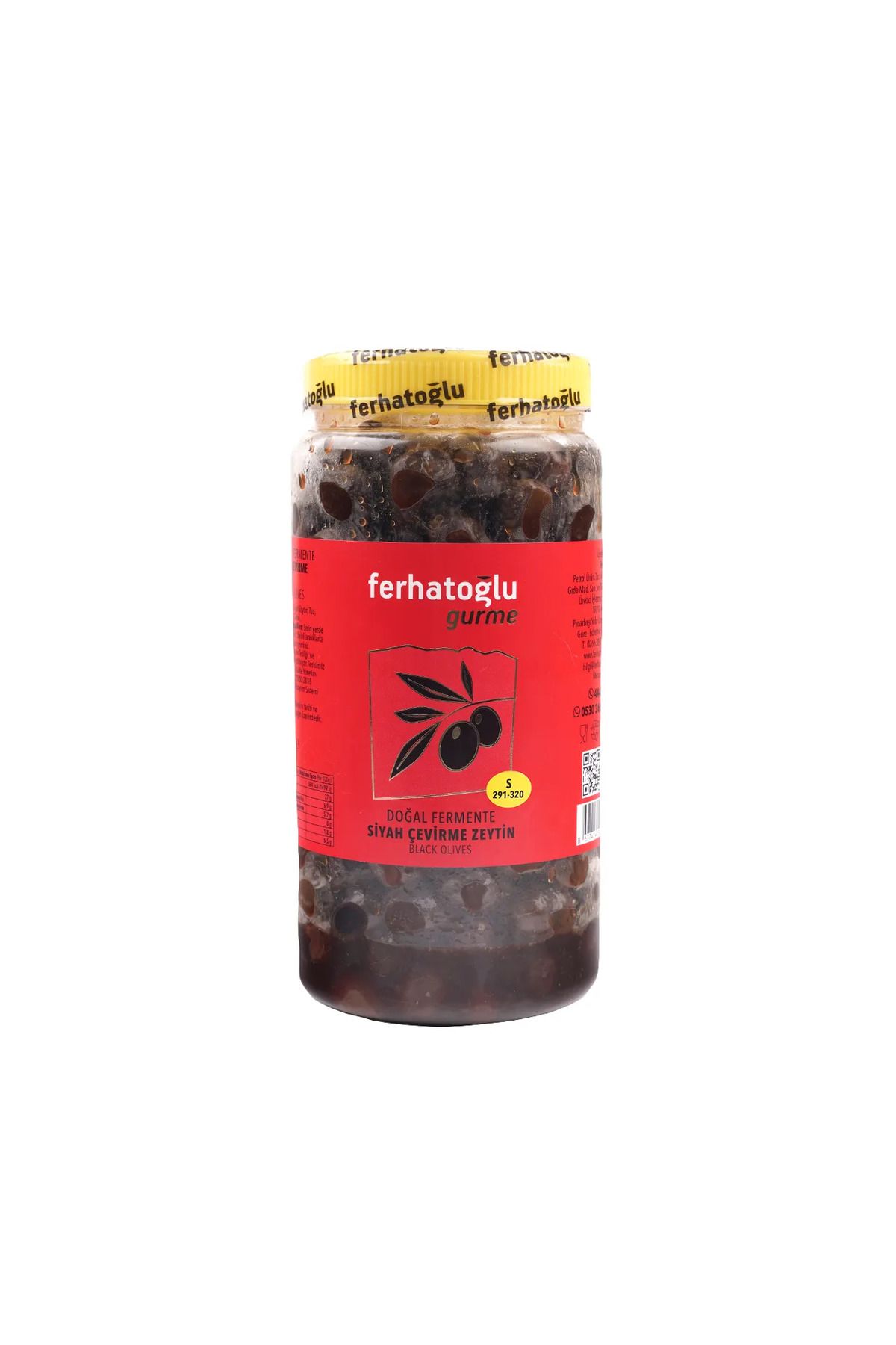 FERHATOĞLU Siyah Çevirme Zeytin 1000 G.