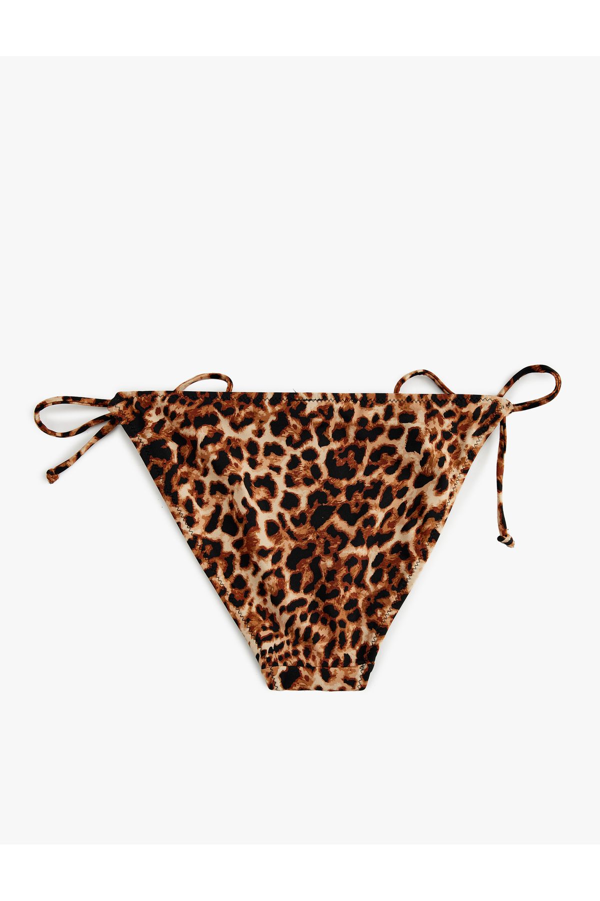 Koton-Drawstring Leopard Bikini 2