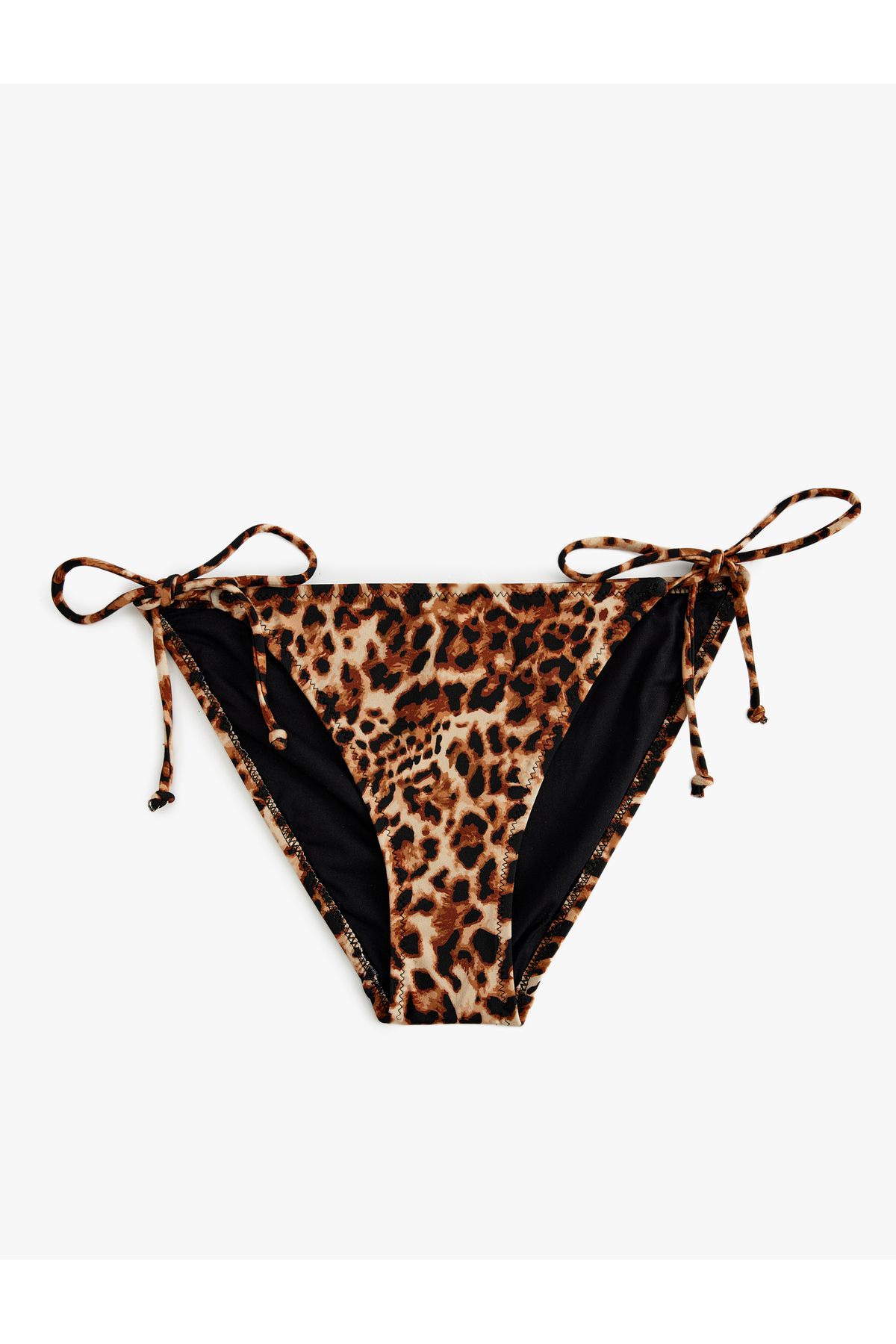 Koton-Drawstring Leopard Bikini 1