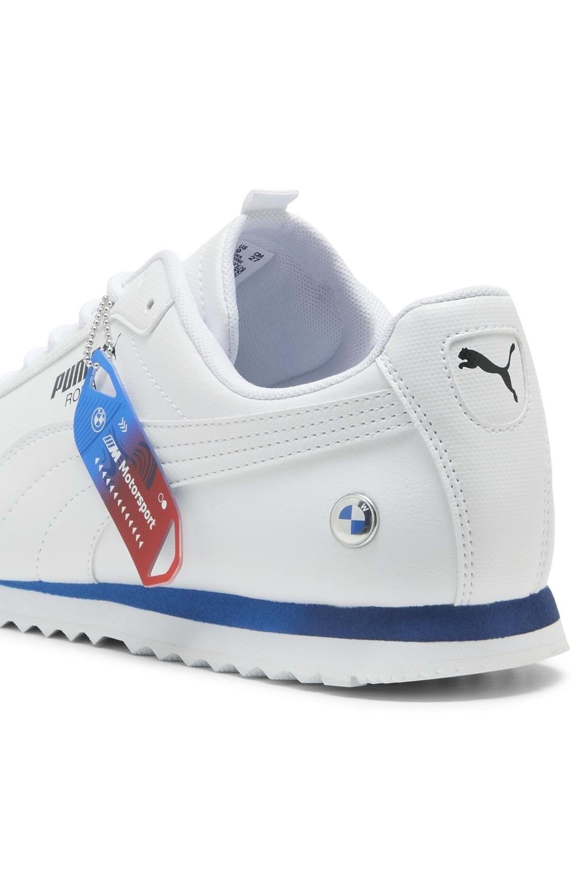 Puma-BMW MMS روما فيا308033-02 حذاء رياضي أبيض رجالي 5