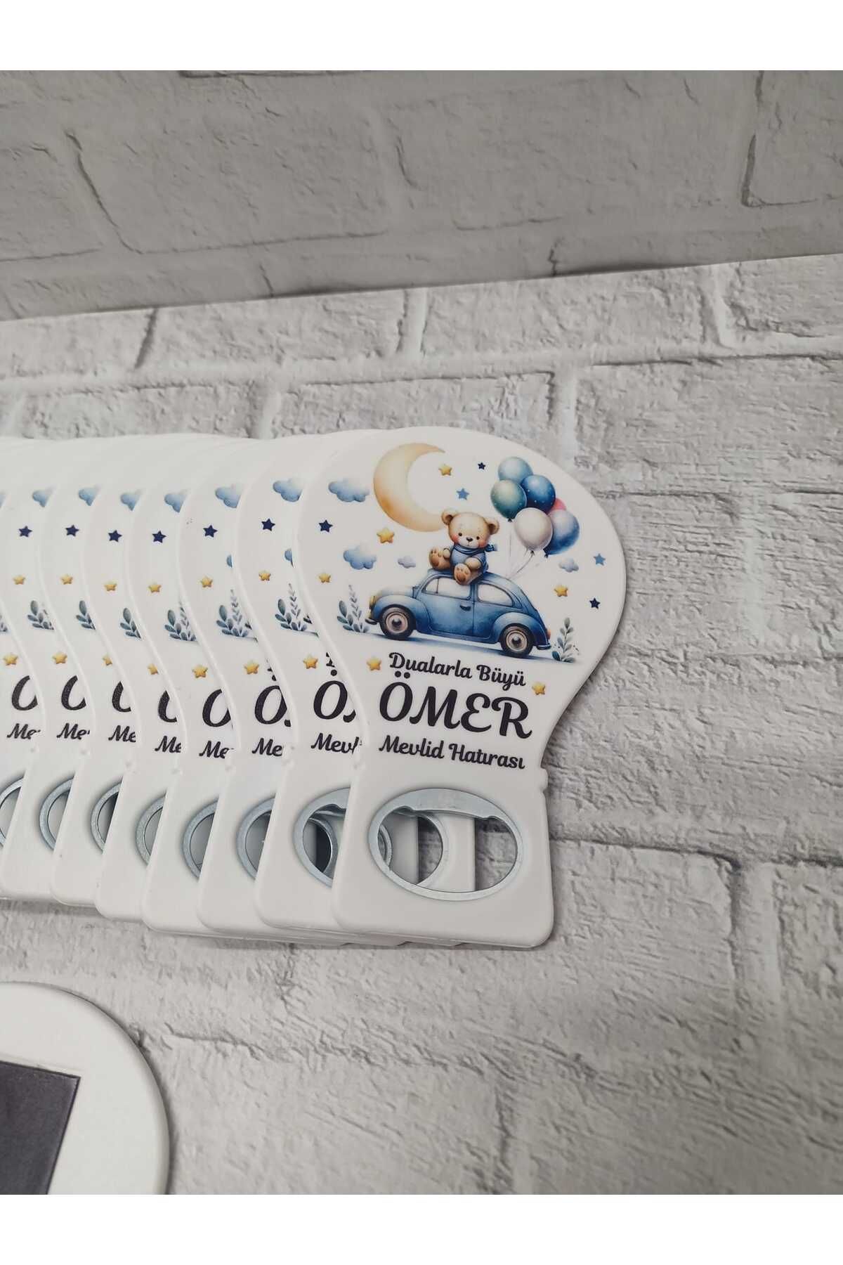 onuratasarlat-20 Balloon Magnet Openers Newborn, Birthday, Circumcision, Engagement, Promise, Wedding Gift 2