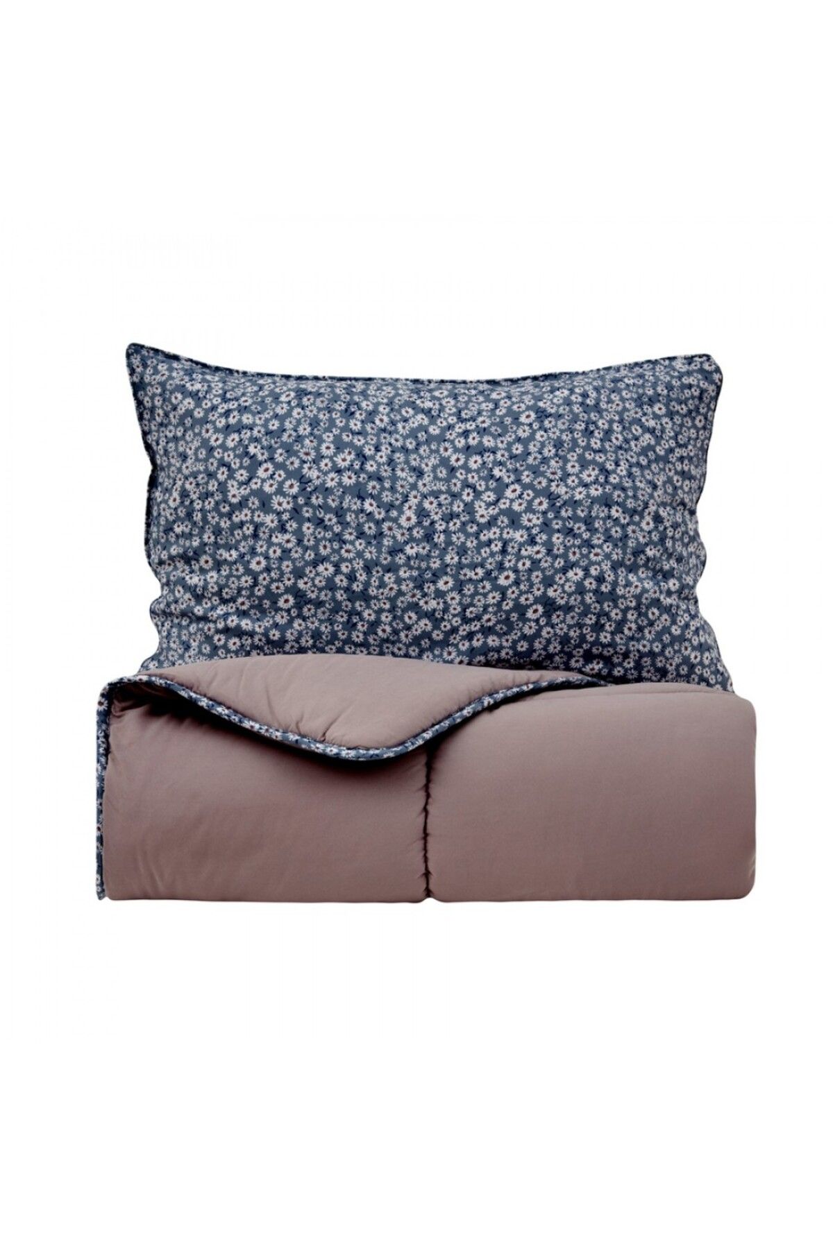 Karaca Dexie Einzelbettdecke, Rosa, 155x220, 50x70 Cm - One Size