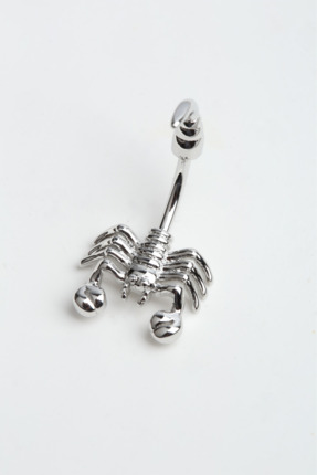 VLM AKSESUAR Akrep Göbek Piercing Cerrahi Çelik (10mm)