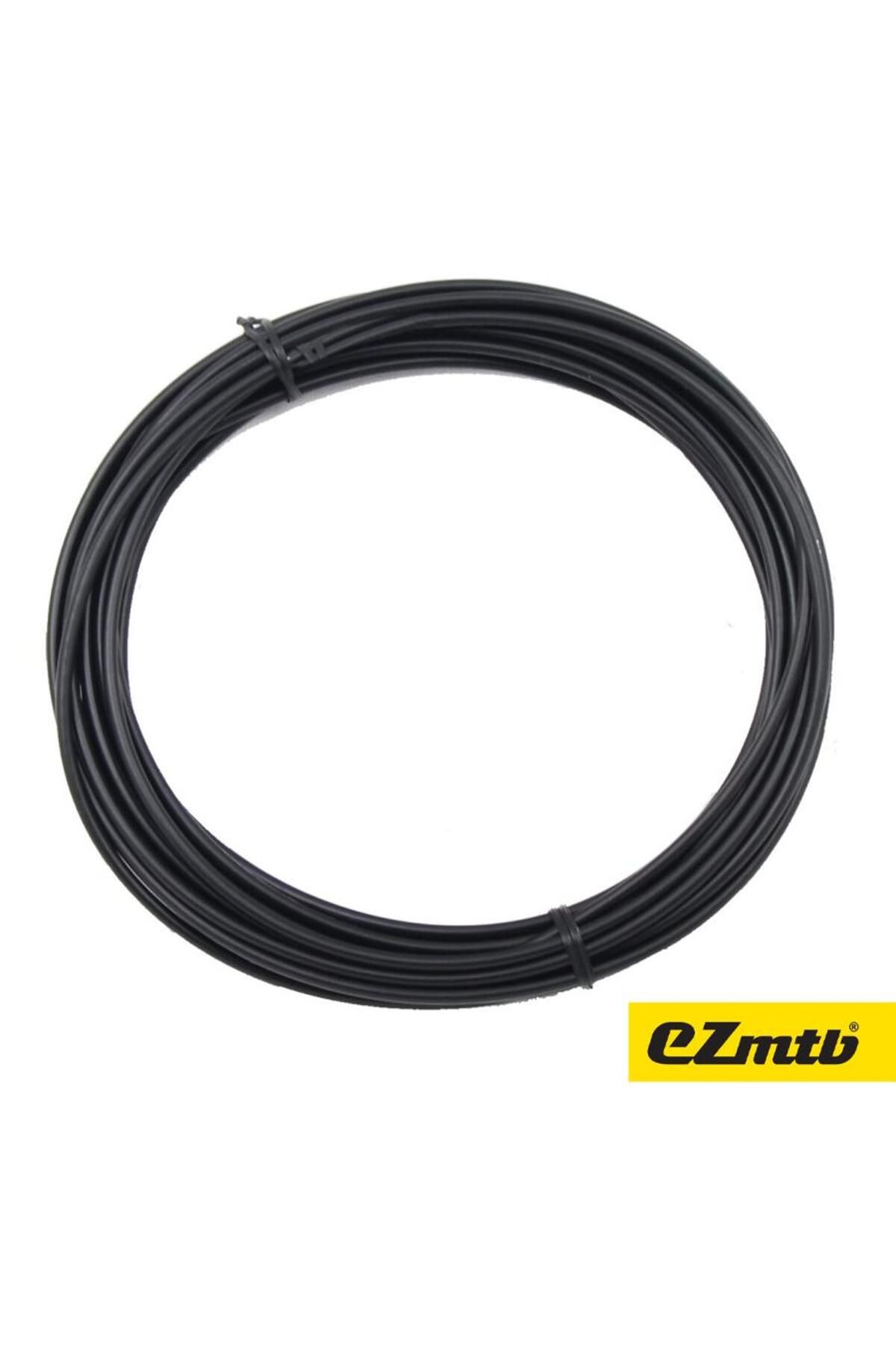 SARİSSA BİSİKLET EzMTB DSC-708 Bisiklet Hidrolik Fren Hortumu 10M 3 Katmanlı Siyah Bisiklet Fren Kablosu