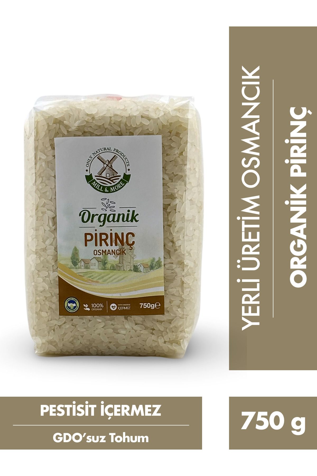 Mill & More Only Natural Products Organik Pirinç 750 g