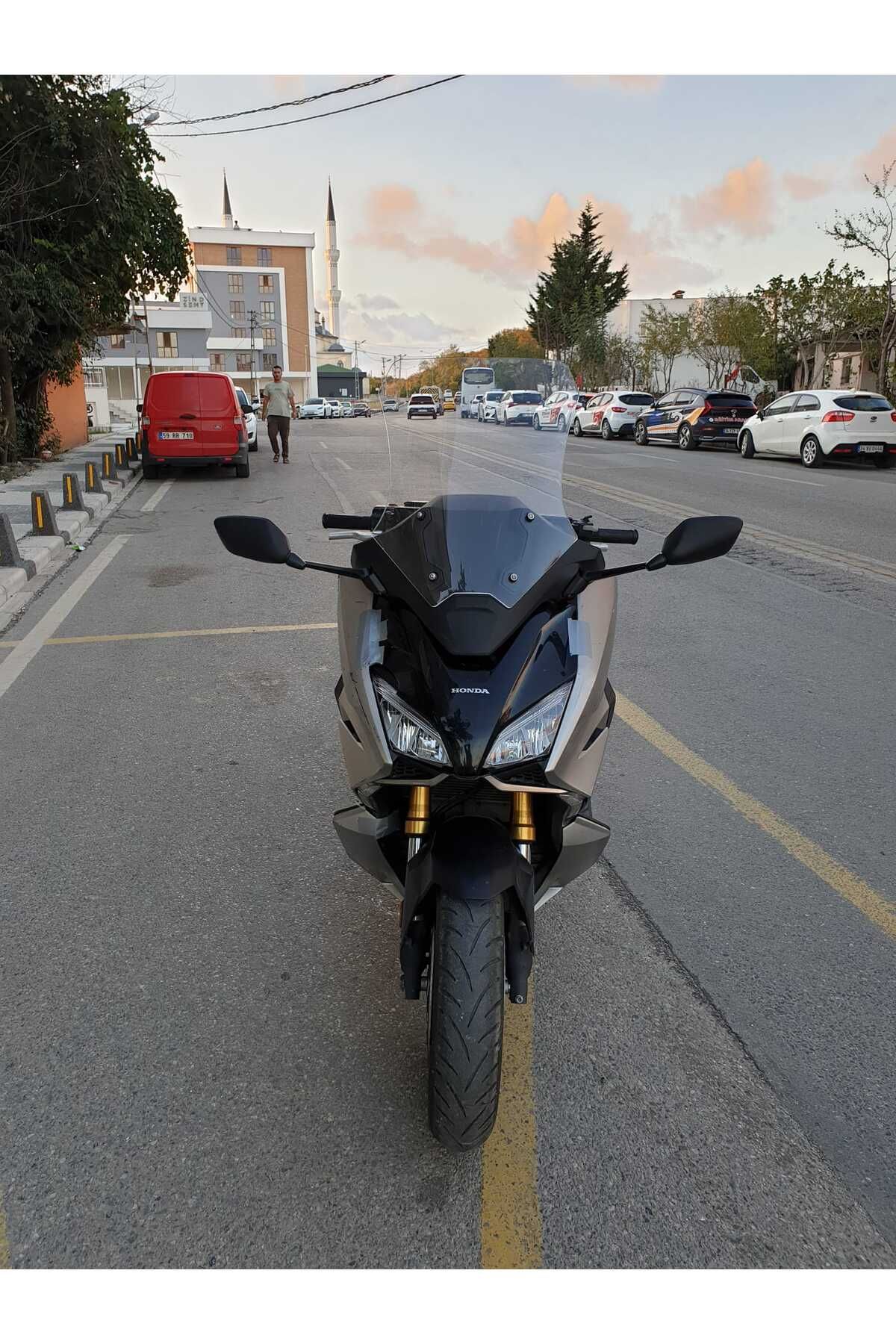 Honda Forza NSS 750 Siperlik Ön Cam 2021 2023 Model 60cm Şeffaf Renkli 4mm