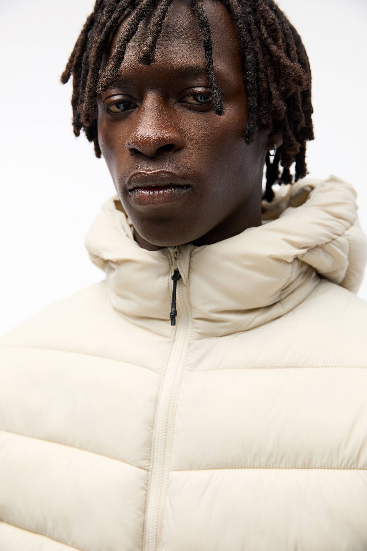 Pull & Bear-Lightweight puffer jacket with hood 3