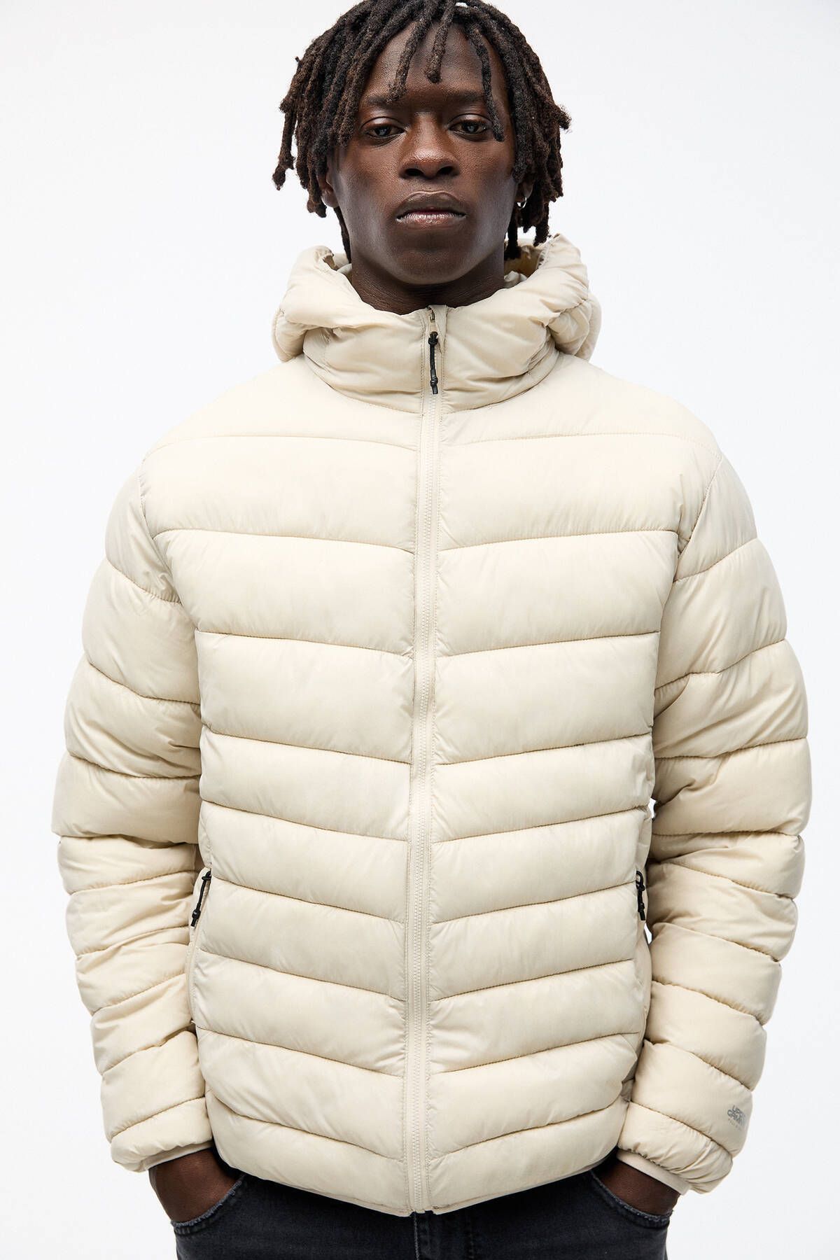 Pull & Bear-Lightweight puffer jacket with hood 5