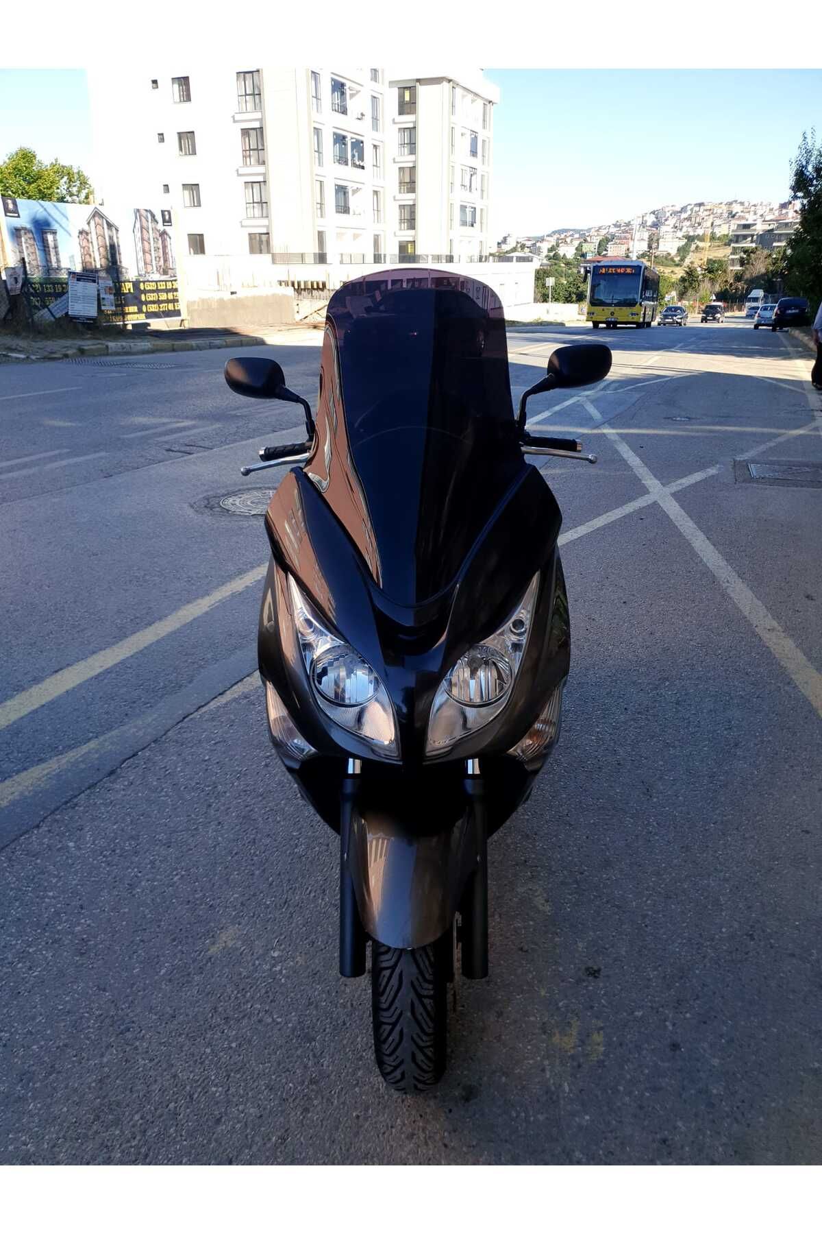 Honda Silverwing SWT 600 Siperlik Ön Cam 2008 2013 Model 70cm Siyah Renkli 4mm