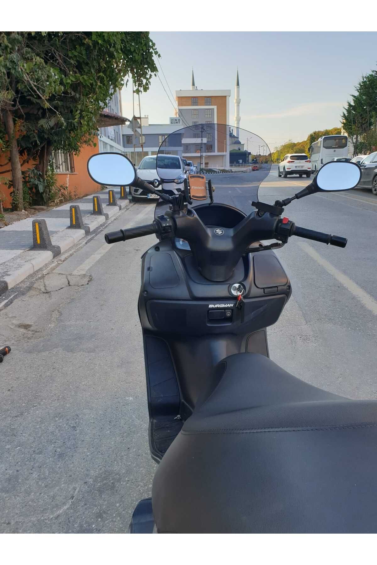 Suzuki Burgman UH 200 Siperlik Ön Cam 2006 2013 Model 61cm Füme Renkli 4mm