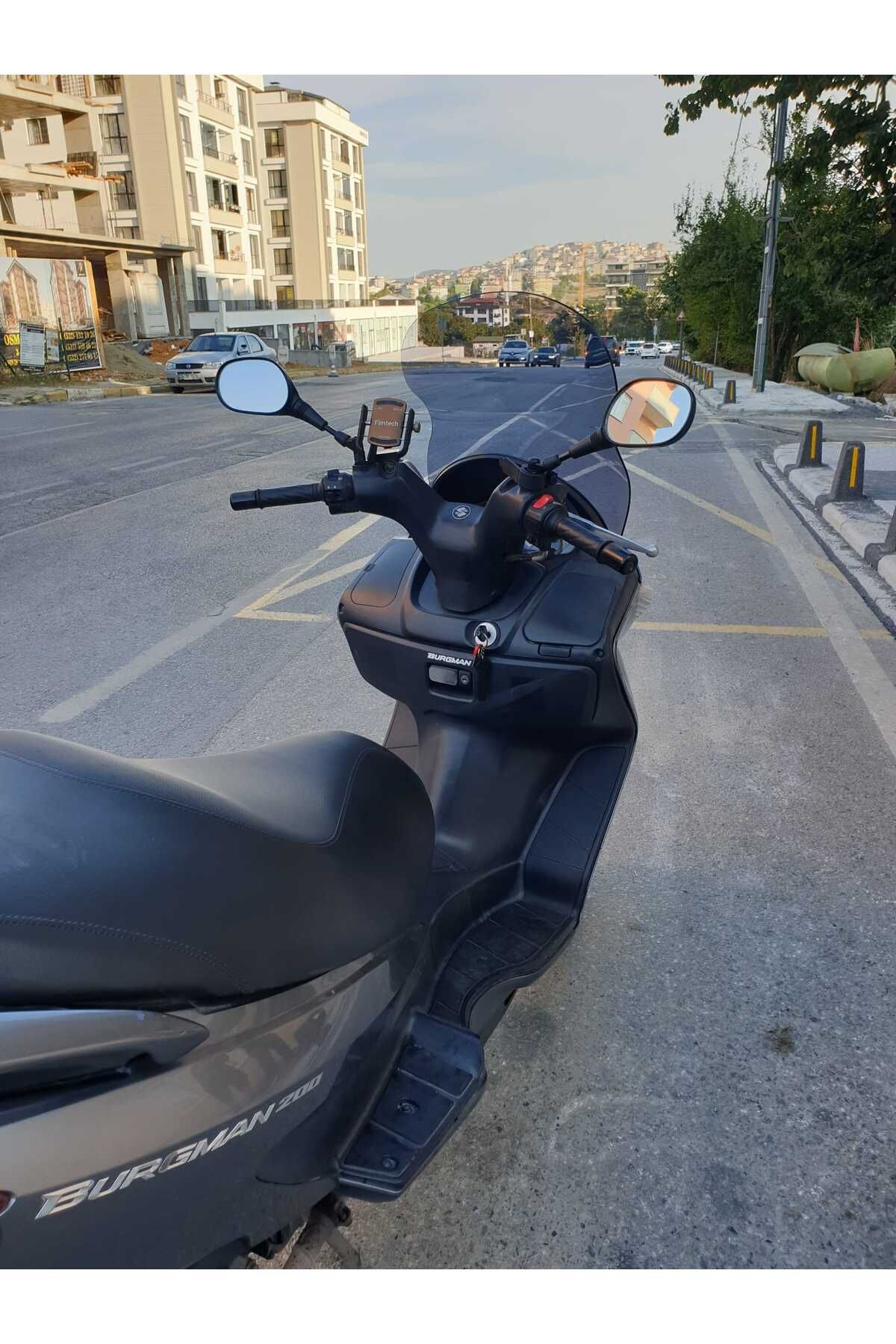 Suzuki Burgman UH 200 Siperlik Ön Cam 2006 2013 Model 61cm Füme Renkli 4mm