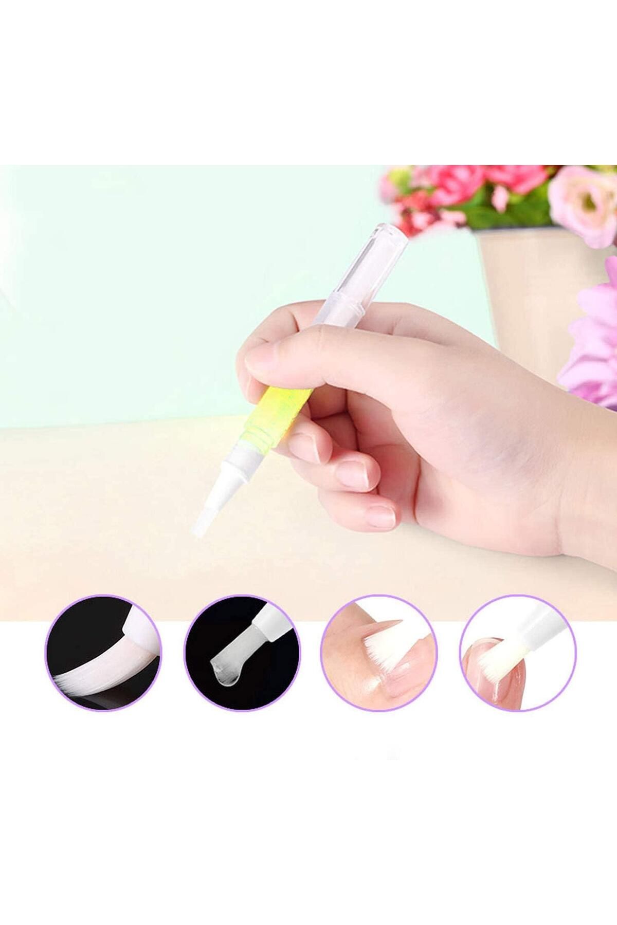 قلم مانیکور کوتیکول و روغن مراقبت از کوتیکول 5 میلی لیتر آناناس aba nails