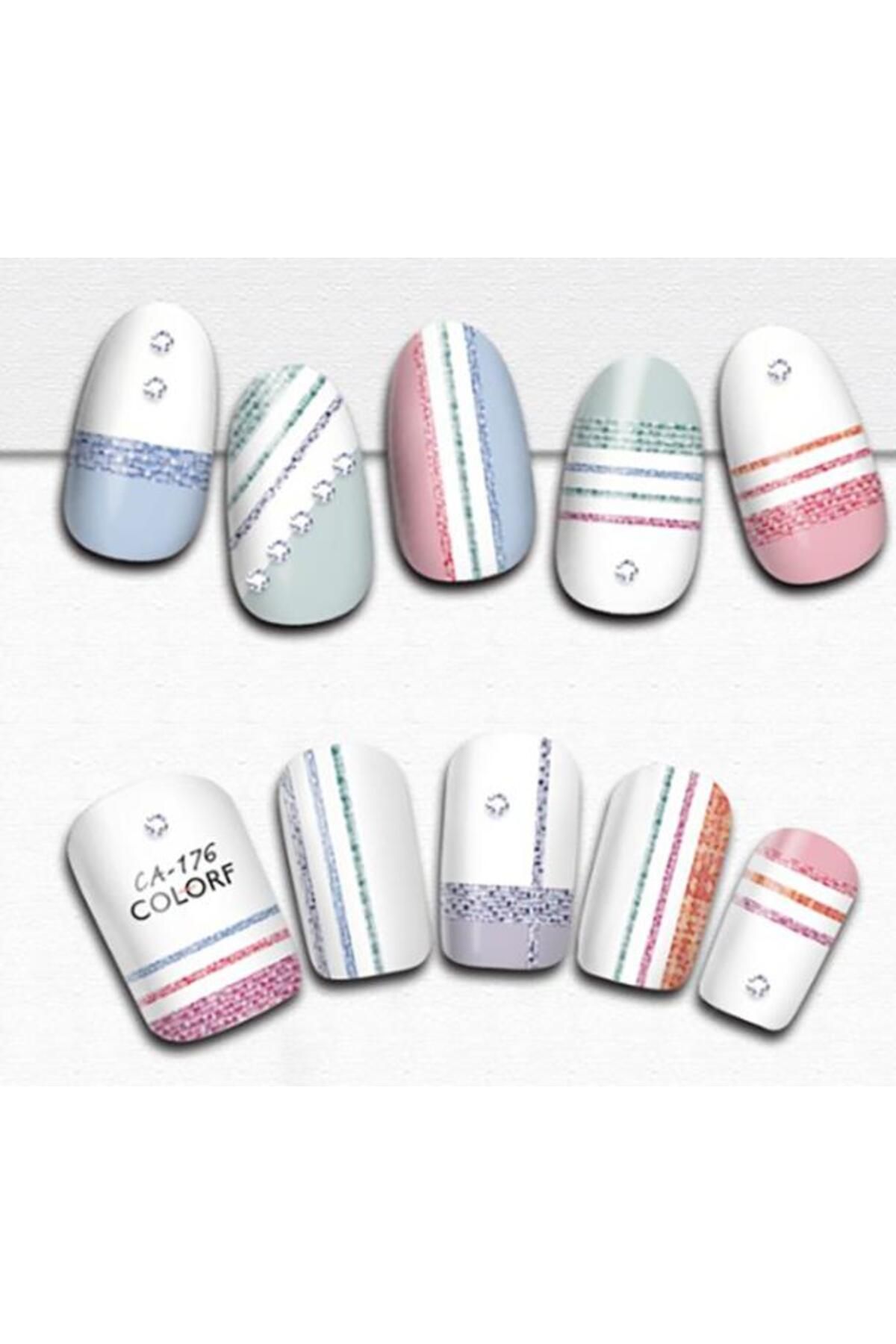 استیکر ناخن aba nails