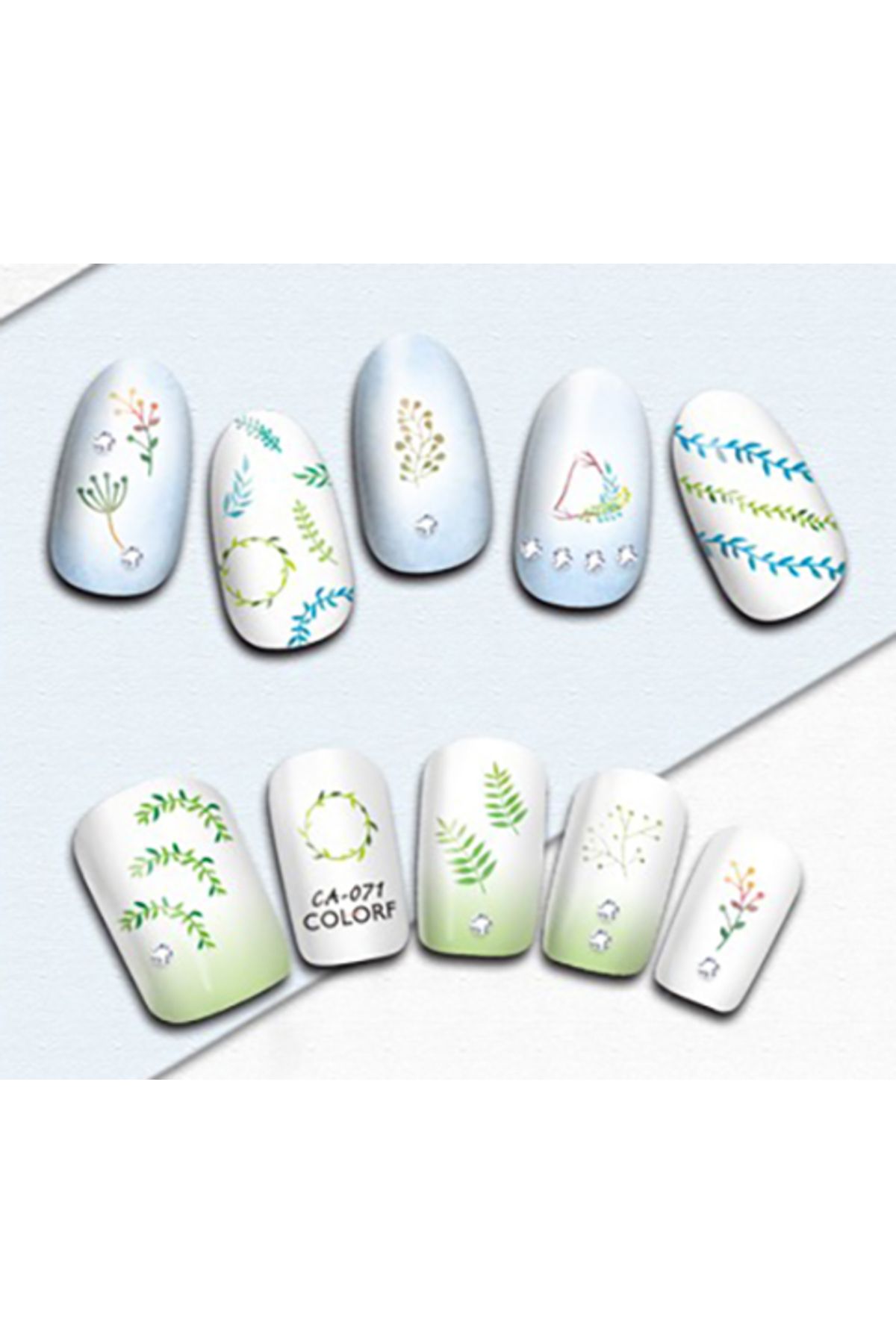 استیکر ناخن aba nails