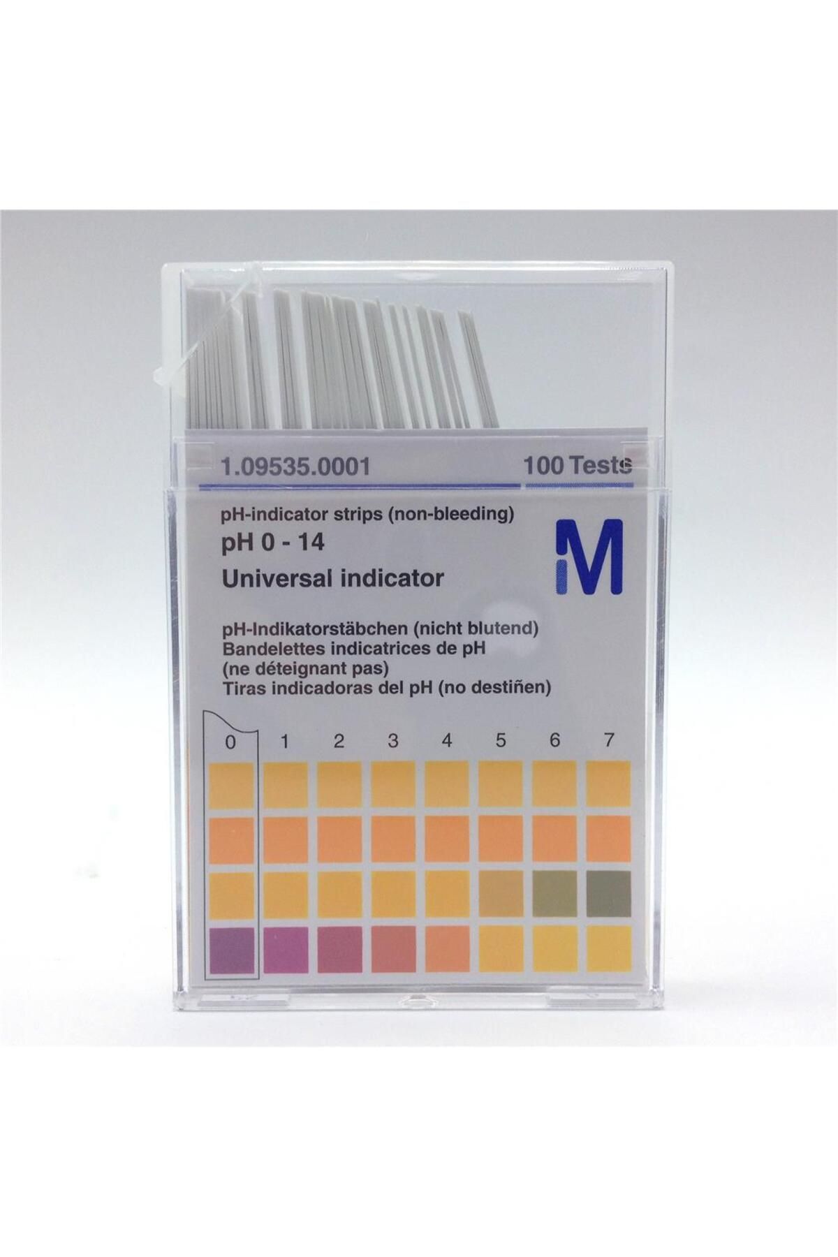 MERCK Mquant 109535.0001 Ph Kağıdı (universal Indicator) Ph 0-14 100test