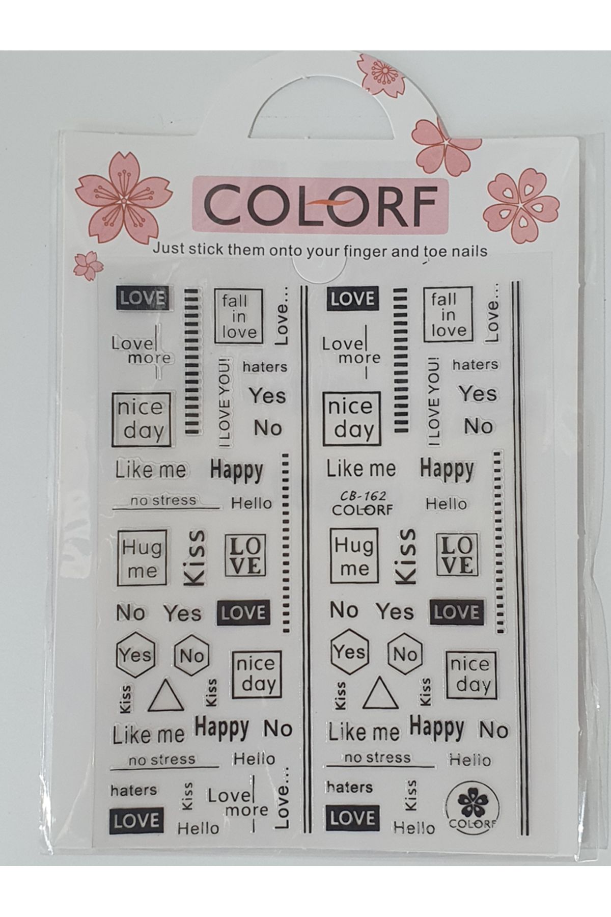 استیکر ناخن aba nails