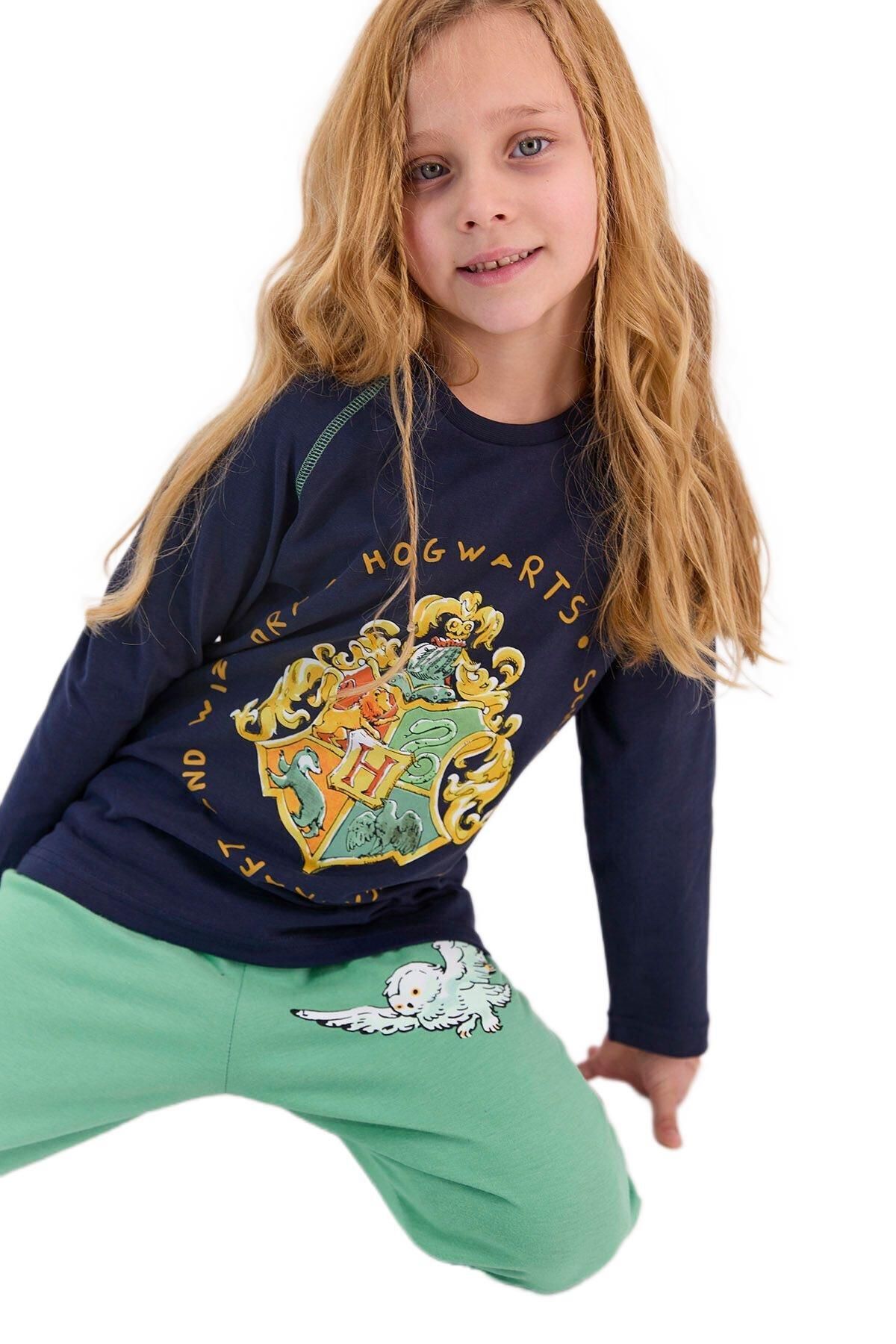 ROLY POLY-Harry Potter Girl's Navy Blue Pajamas Set 1414 3