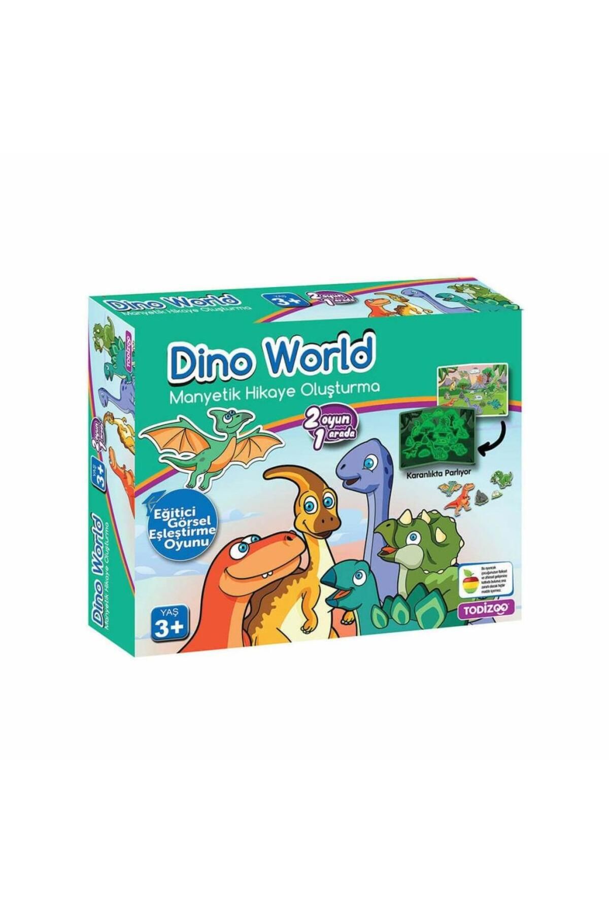 NEZADE STORE 83915 Dino World Manyetik Hikaye Oluşturma