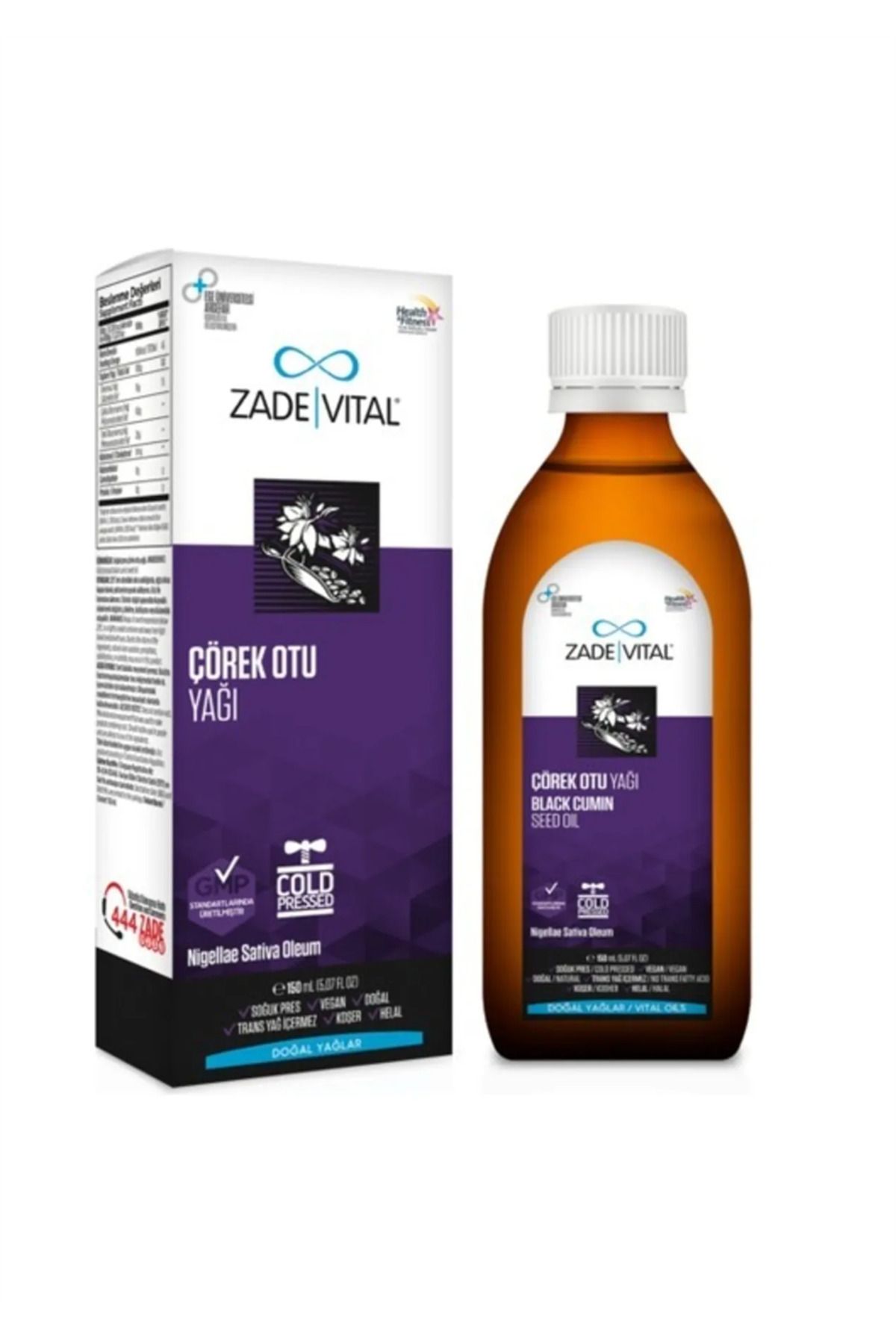 Zade Vital Çörekotu Yağı 150 ml