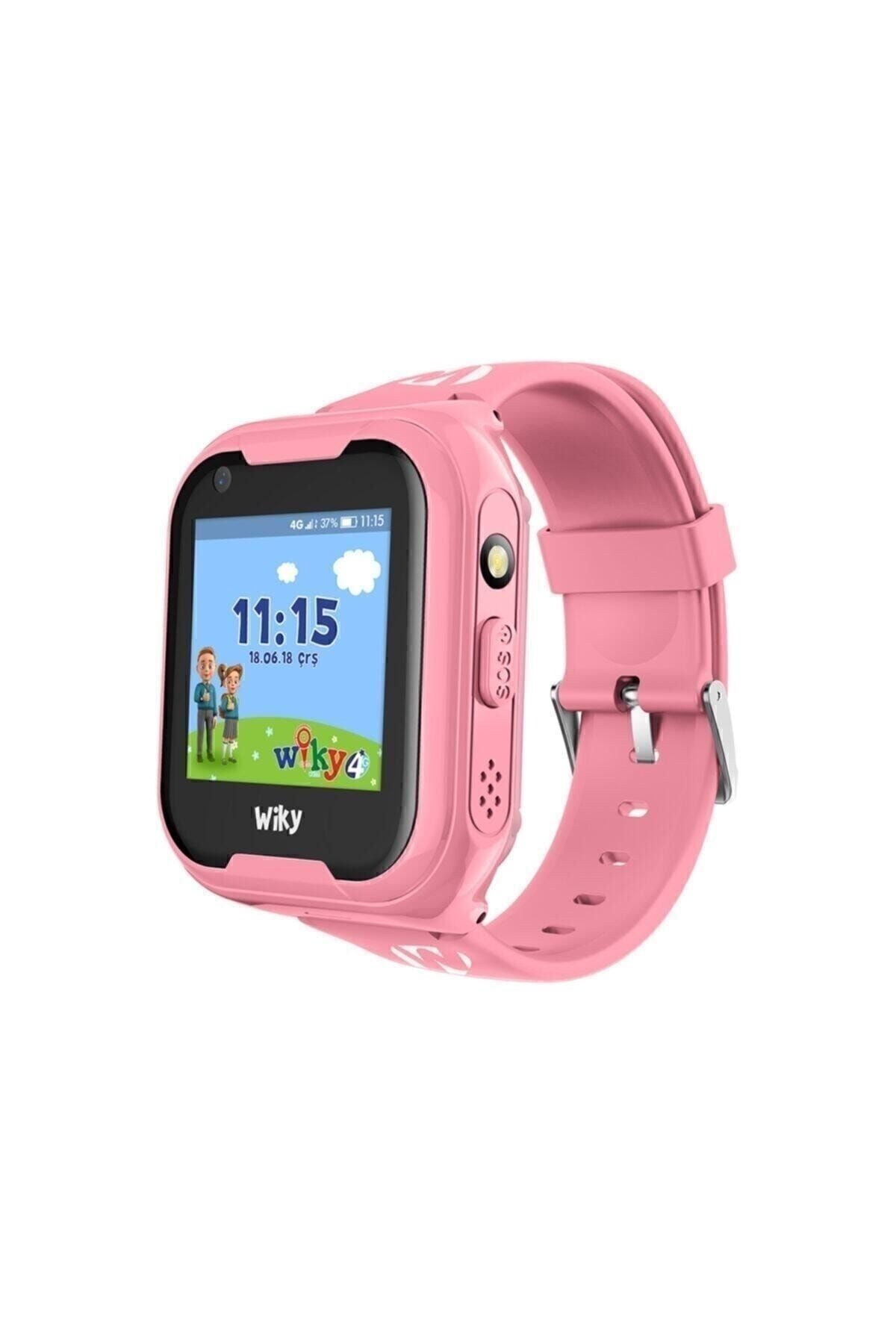 Wiky Watch 4g Akıllı Çocuk Saati Pembe Görüntülü Konuşma-4