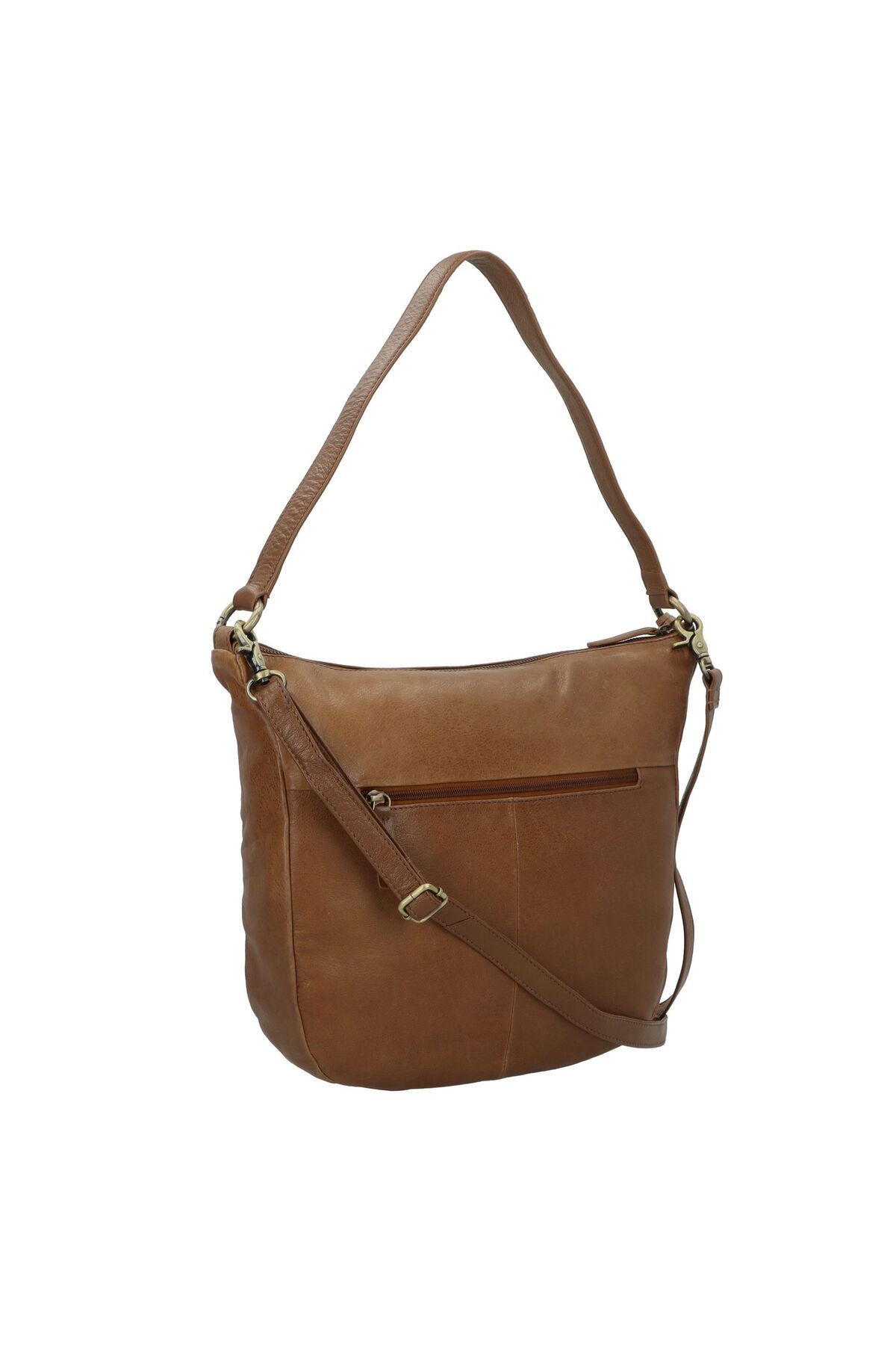 Burkely-Prírodná Norah Schultertasche Leder 32 cm 2