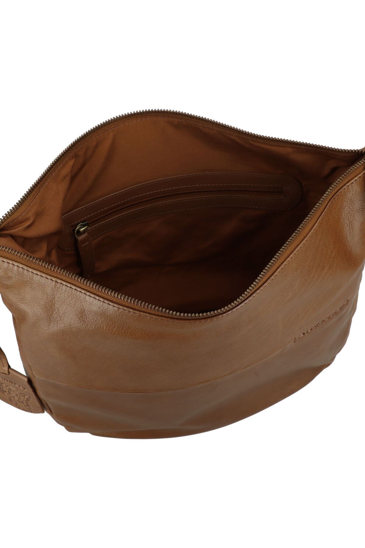 Burkely-Prírodná Norah Schultertasche Leder 32 cm 5