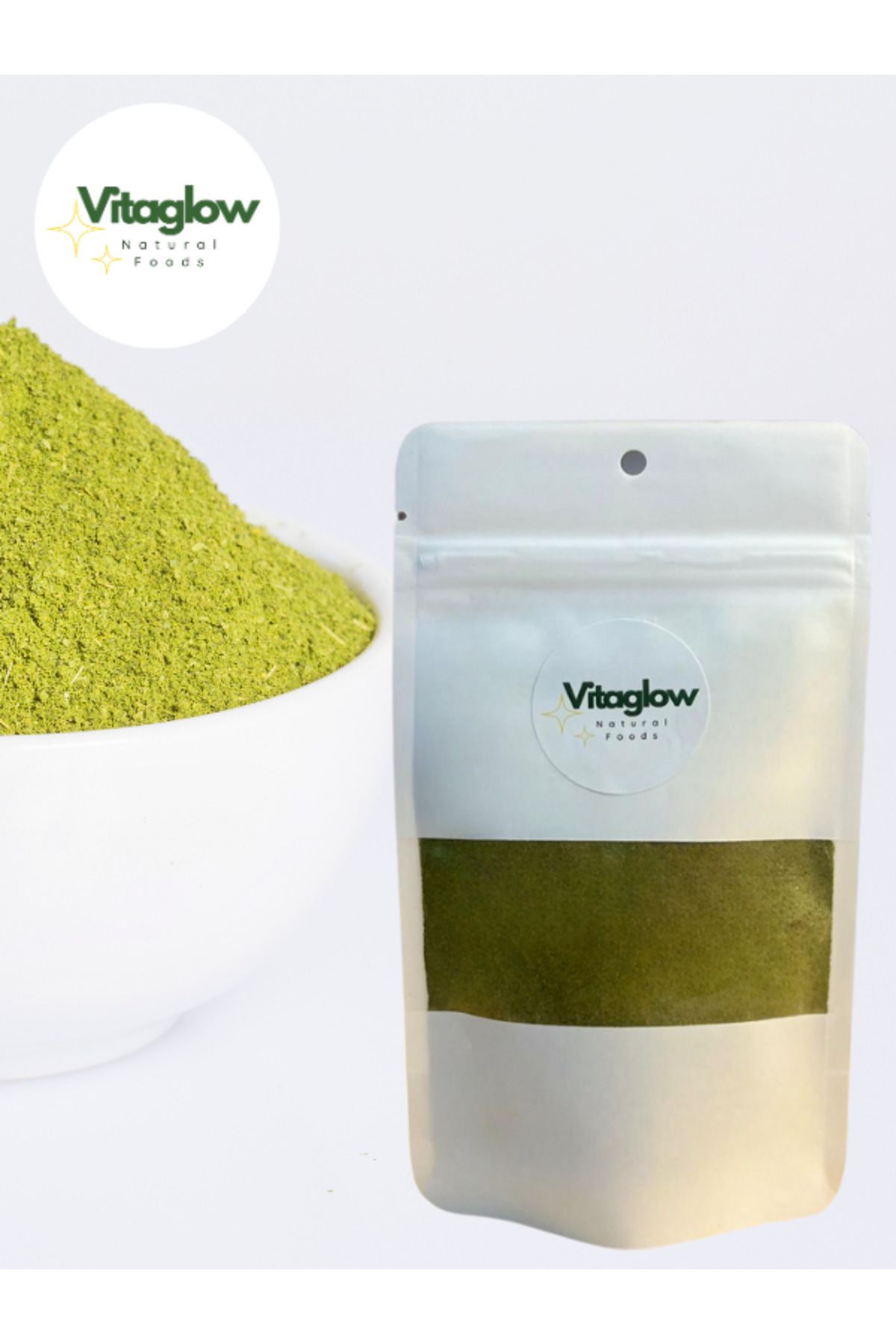 Vitaglow Stevia Tozu (50 GR.) Stevia Powder Doğal Toz Tatlandırıcı