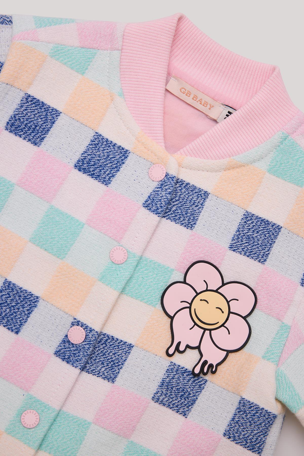 GB Baby BG Store Kız Bebek Renkli Ceket fotoğrafı 3 (önizleme)