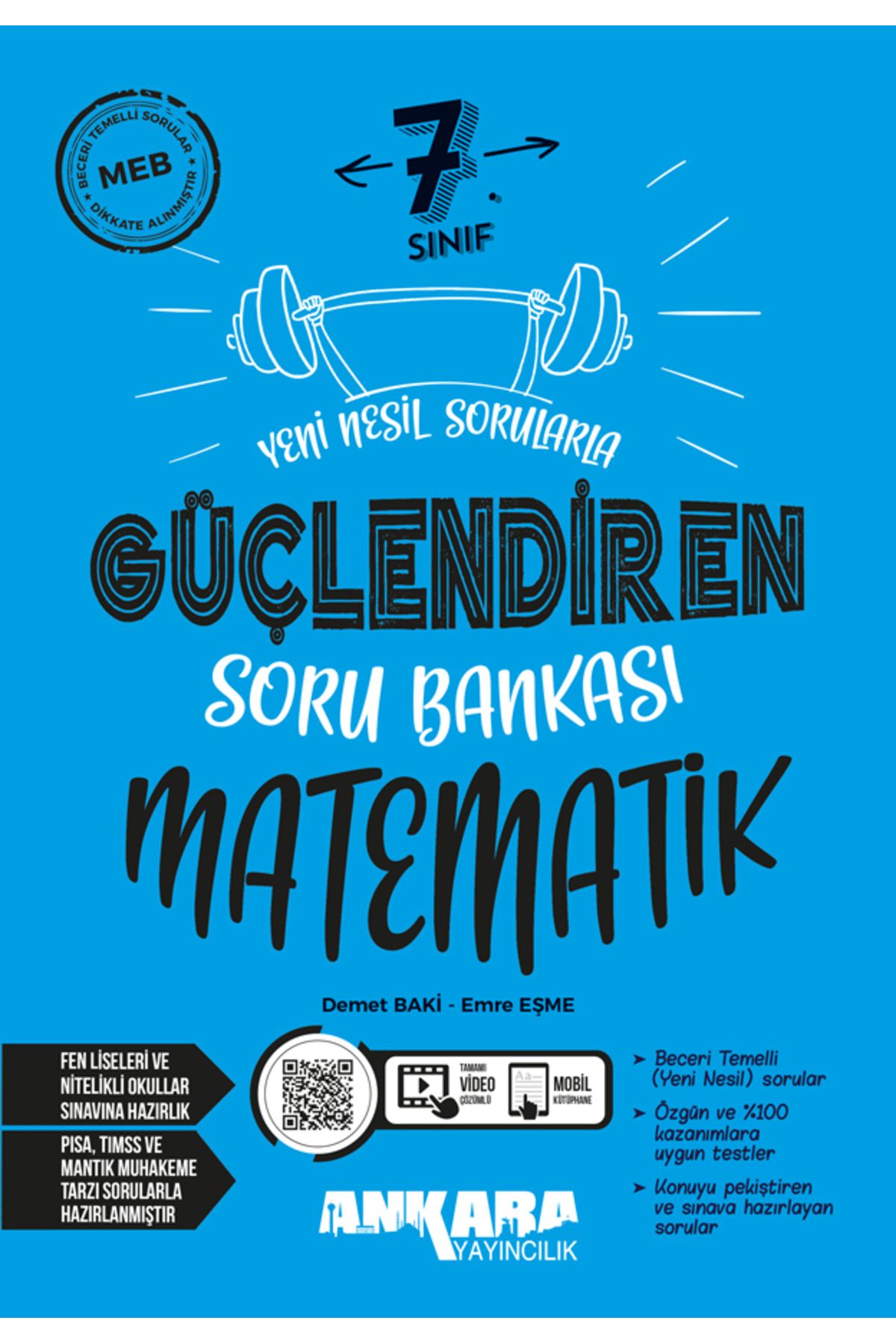 Ankara Yayıncılık ANKARA 7.SINIF GÜÇLENDİREN MATEMATİK SORU BANKASI