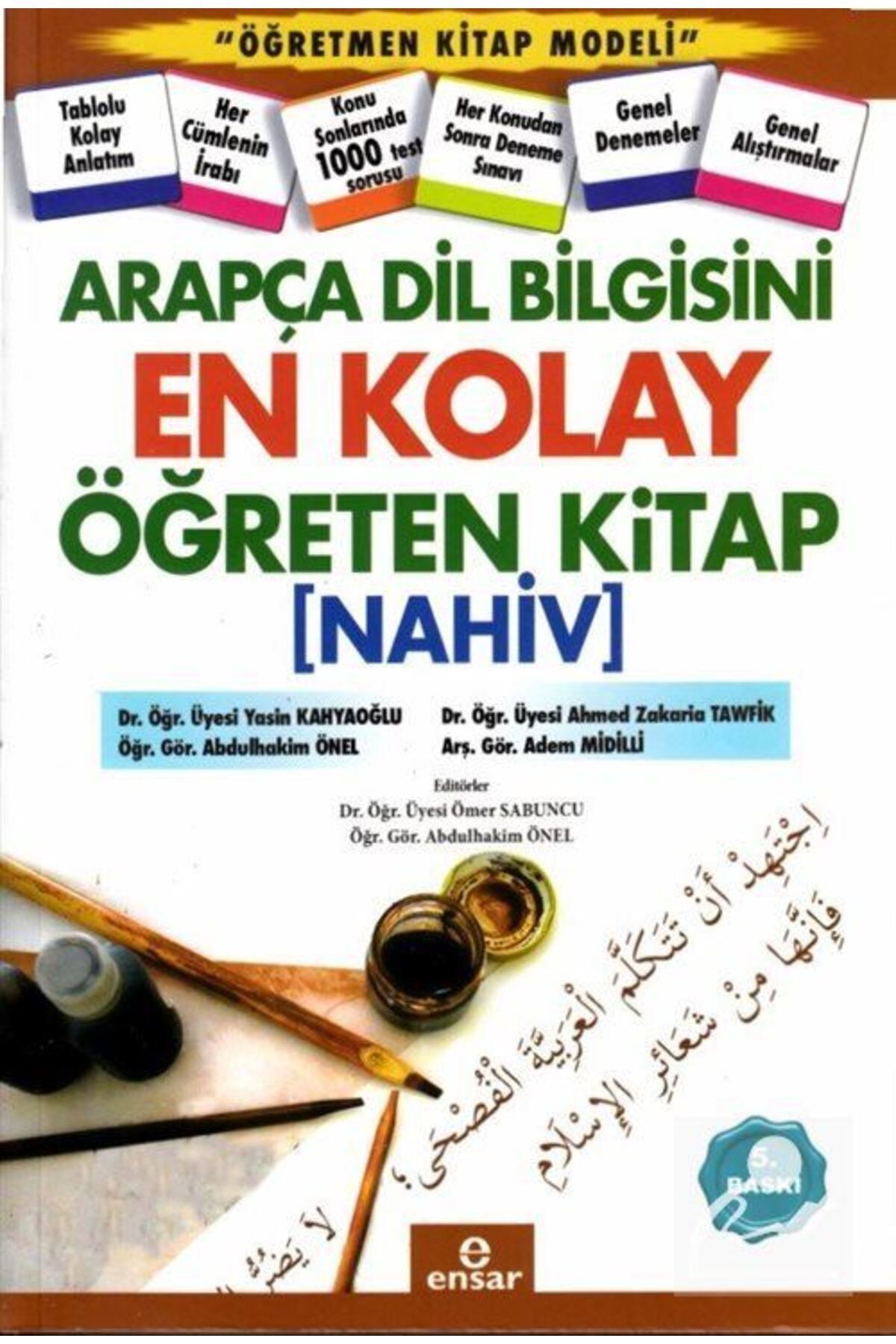 Ensar Neşriyat Arapça Dil Bilgisini En Kolay Öğreten Kitap (NAHİV)