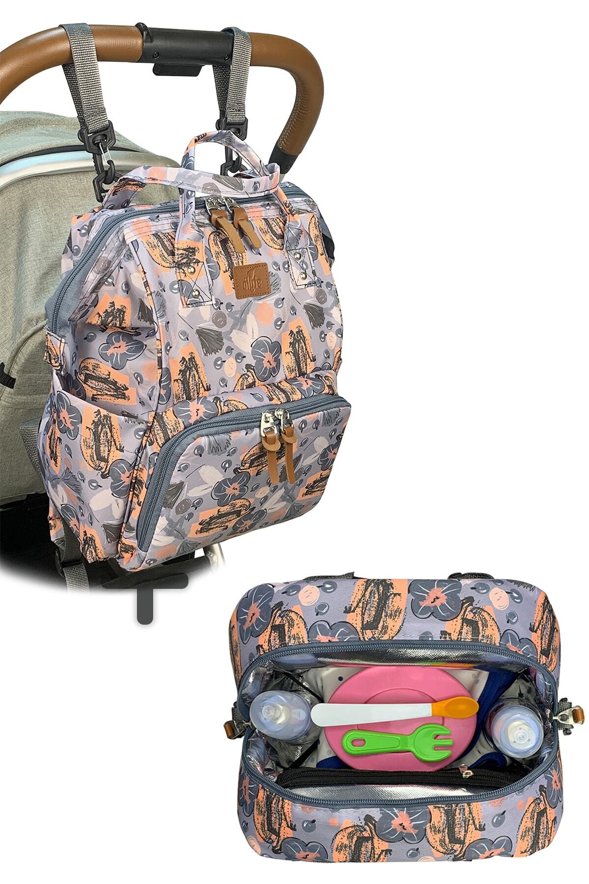 Stylo Paris Anne Bebek Bakım Çantası Ve Isı Yalıtımlı Food Termos Çanta 2'li fotoğrafı 5 (önizleme)