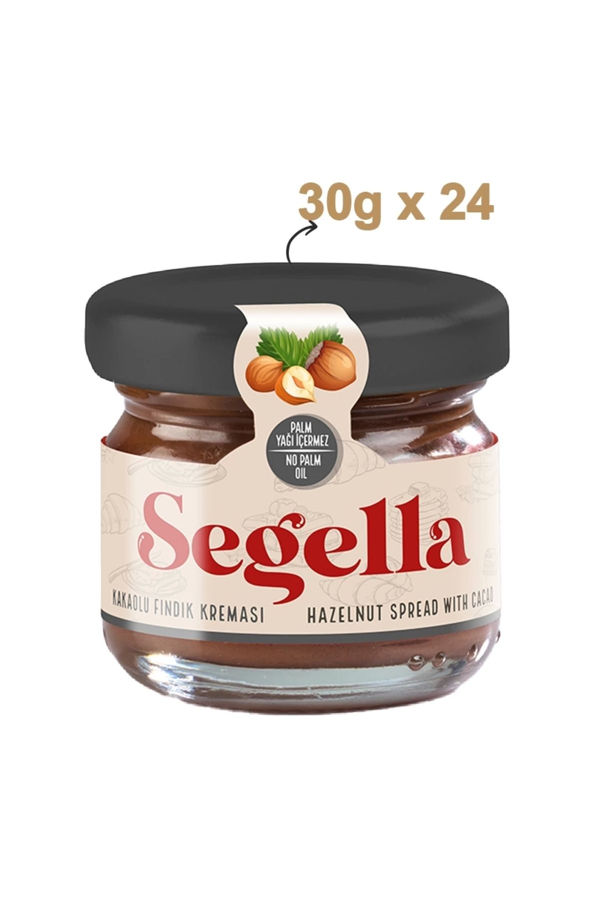 Segella Kakaolu Fındık Kreması 30g X 24 Adet