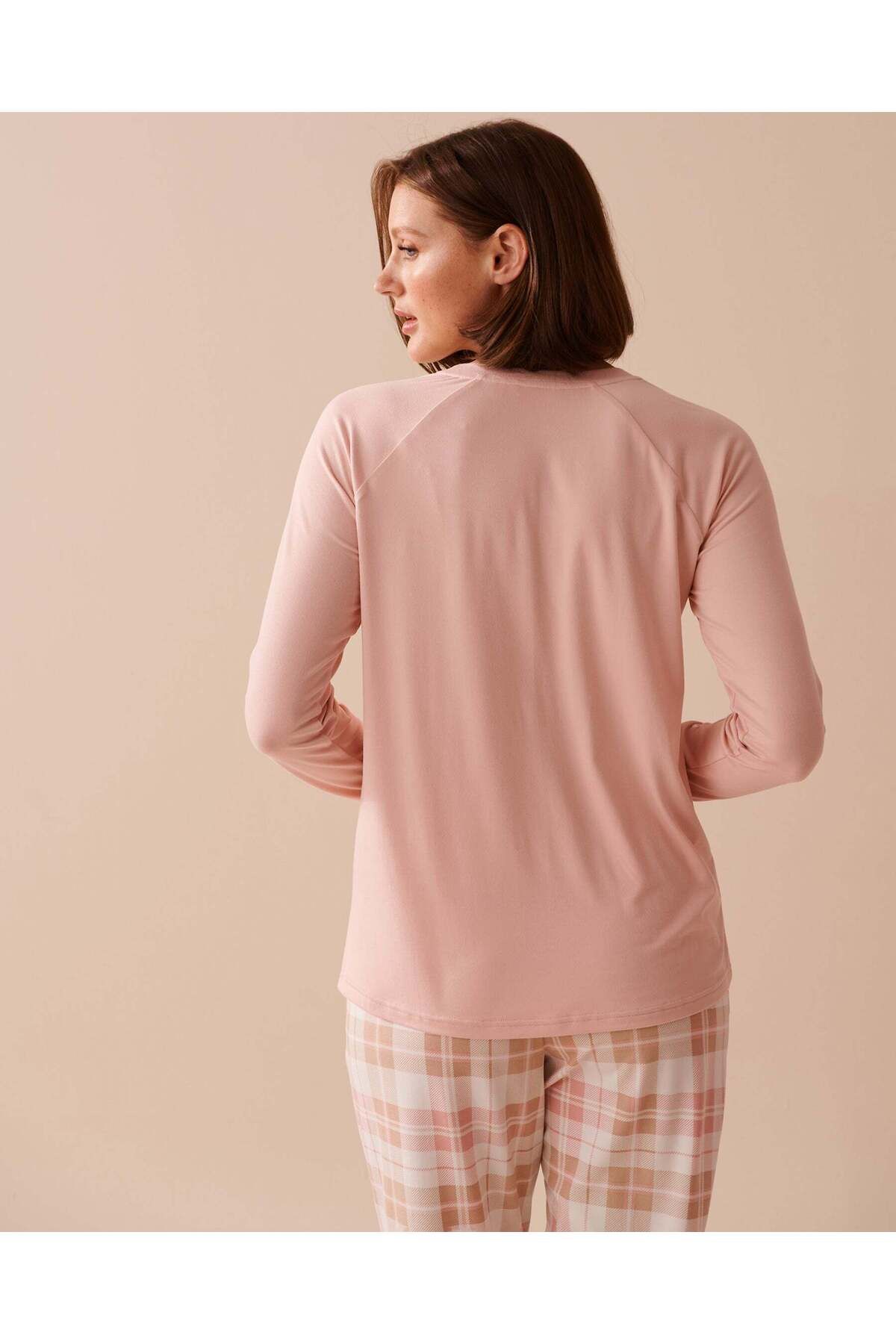 La Vie en Rose-Dog Print Super Soft Long Sleeve Shirt 2