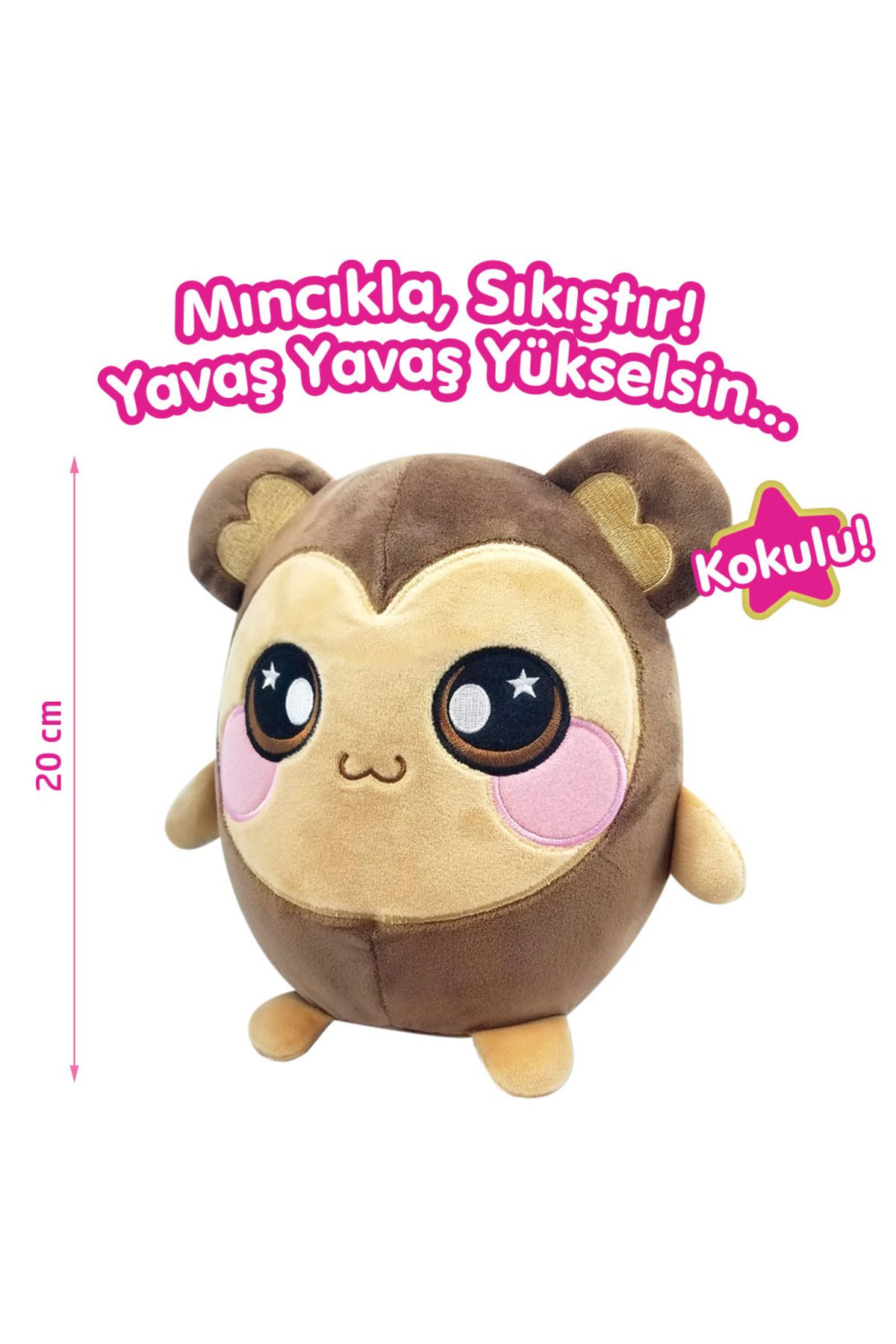 Squeezamals Mıncıkla Sıkıştır Kokulu Peluş Model 3