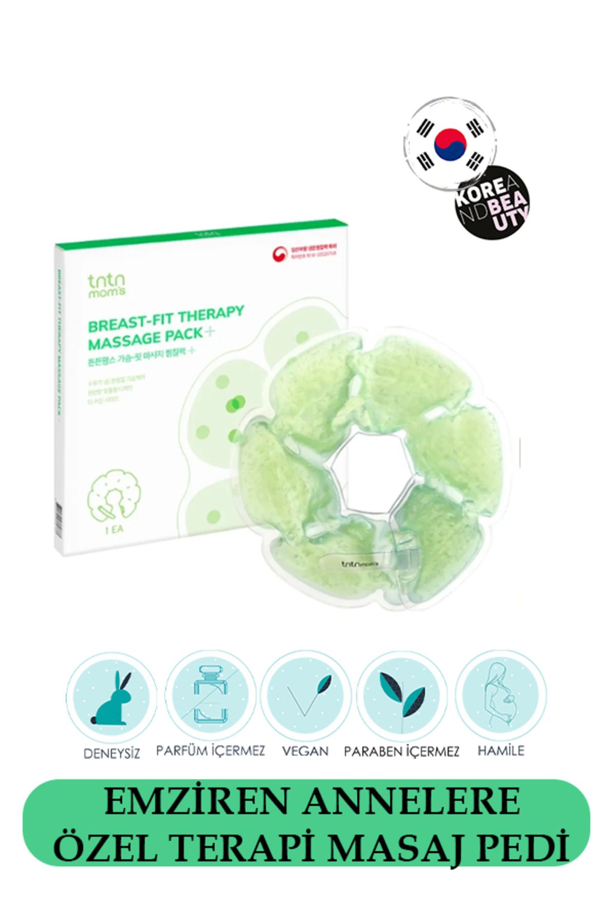 tntnmoms Breast-fit Therapy Massage Pack Sıcak ve Soğuk Kompres Göğüs Terapi Masaj Pedi