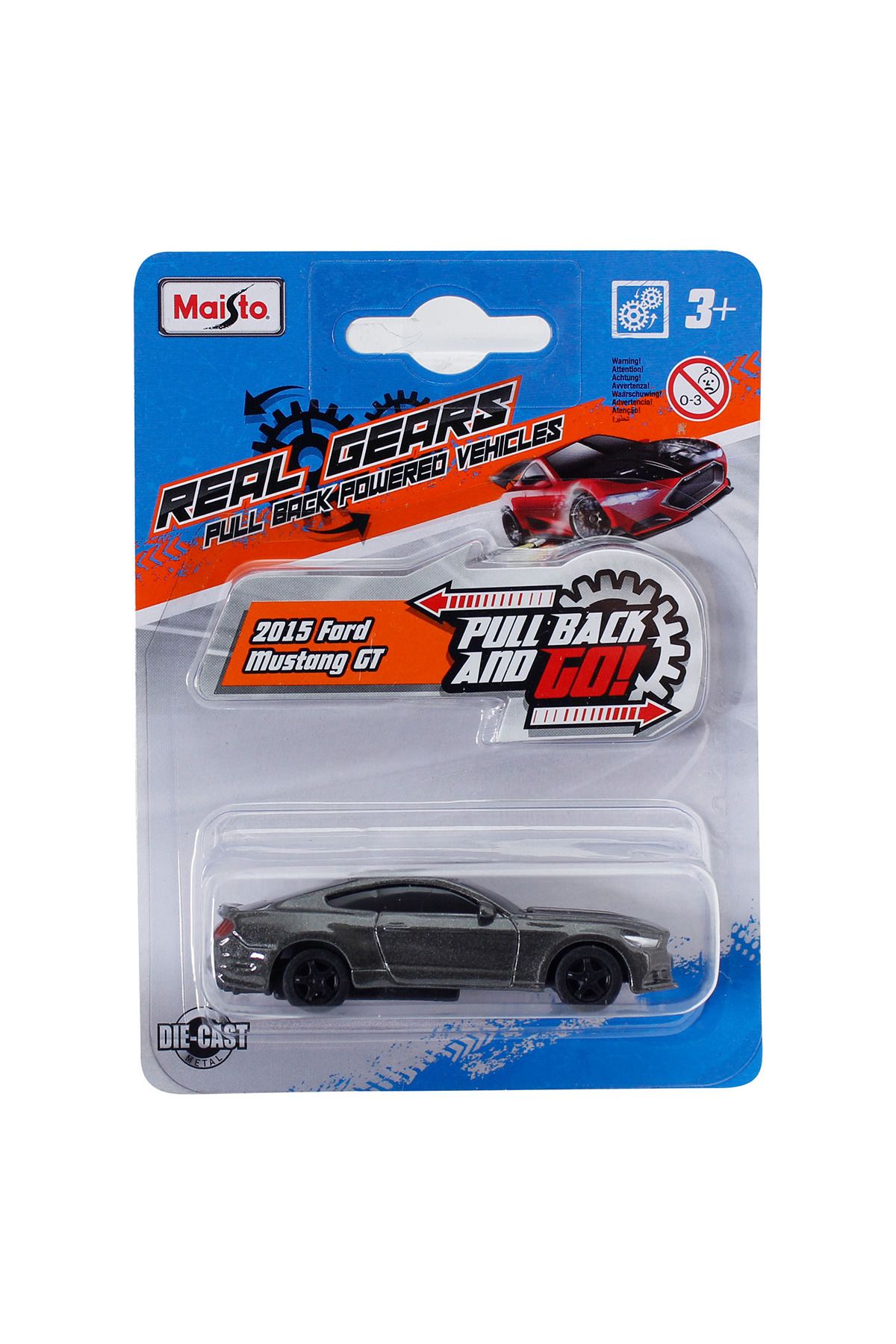 Maisto Fresh Metal Maisto Çek Bırak Araçlar - 2015 Ford Mus tang GT