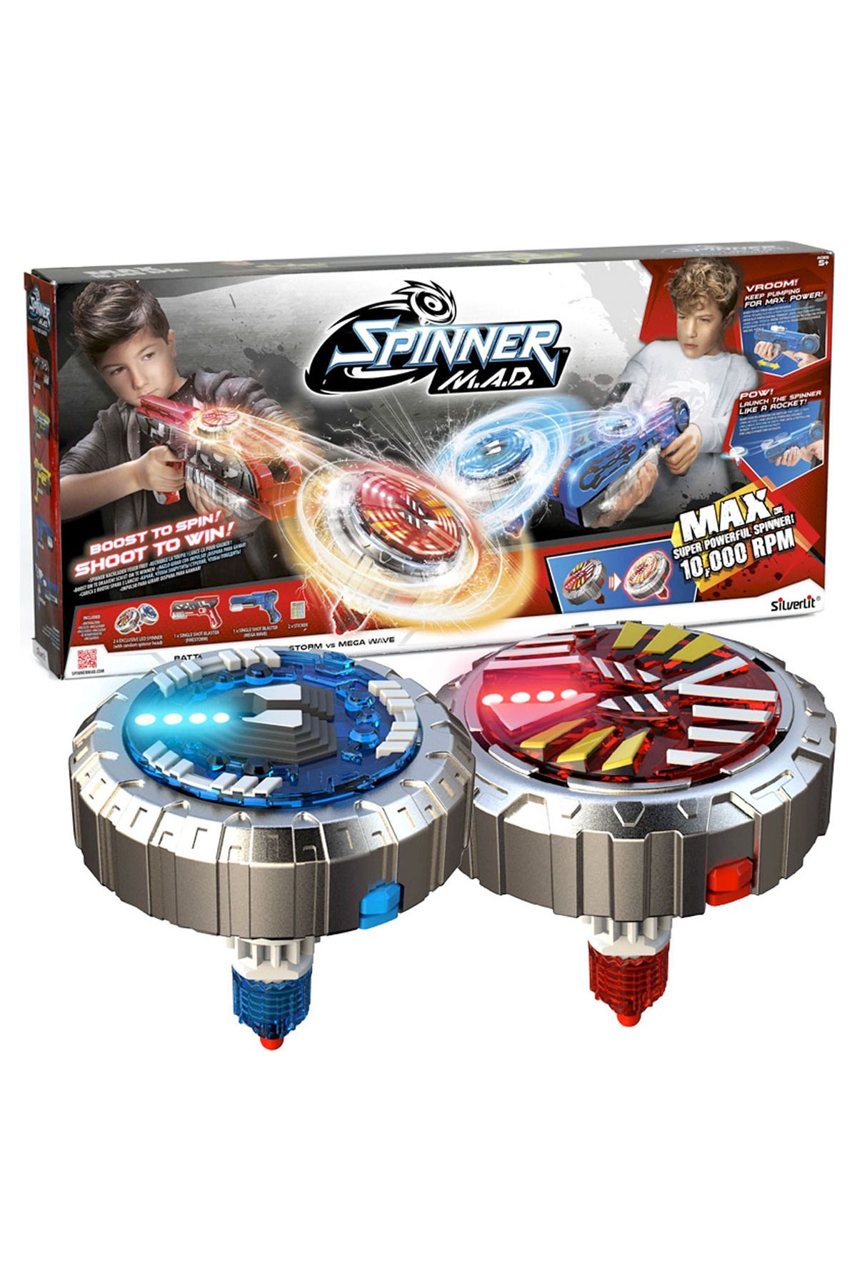 Silverlit Spinner M.A.D Battle Edition Oyun Seti