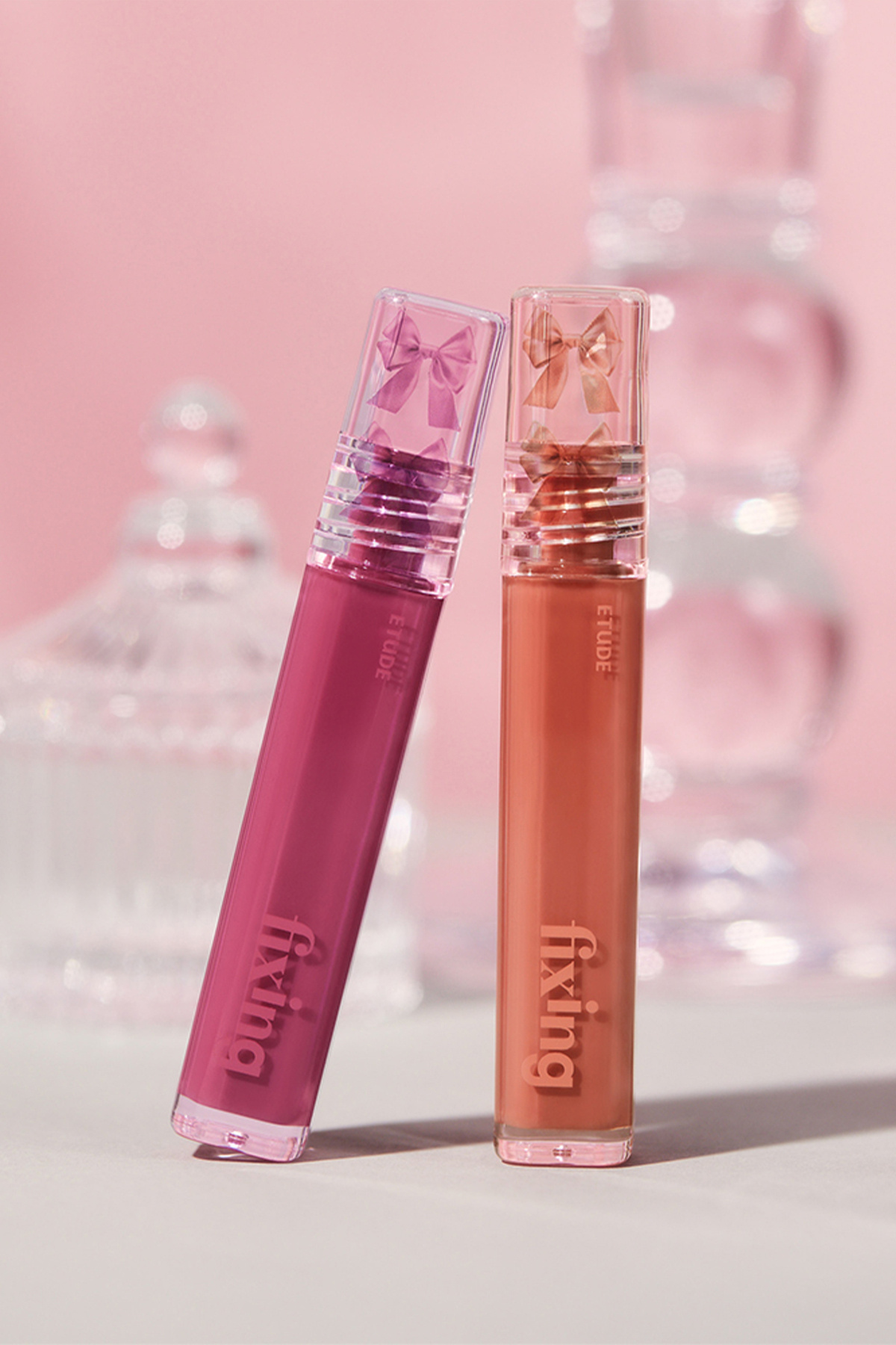 ETUDE-Glow Fixing Tint /Glowing and Plumping Lips, Long-Lasting Tint-03 Dewy Fig 3