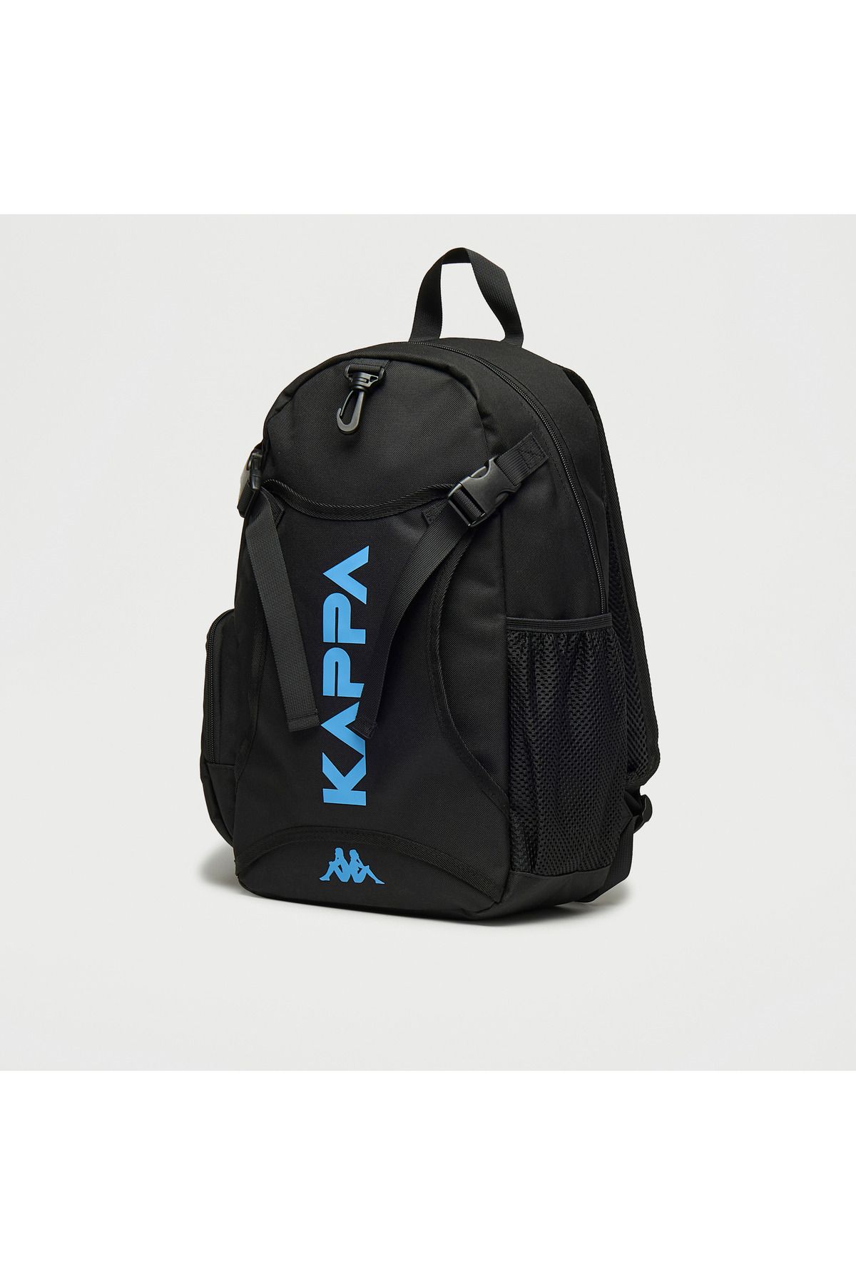 Kappa-Logo Print Backpack with Adjustable Straps and Zip Closure 3