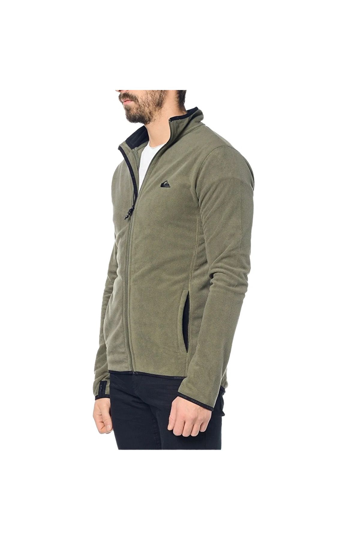 Quiksilver-Mission Fz M Otlr Men's Khaki Coat Eqyft03162-680 3