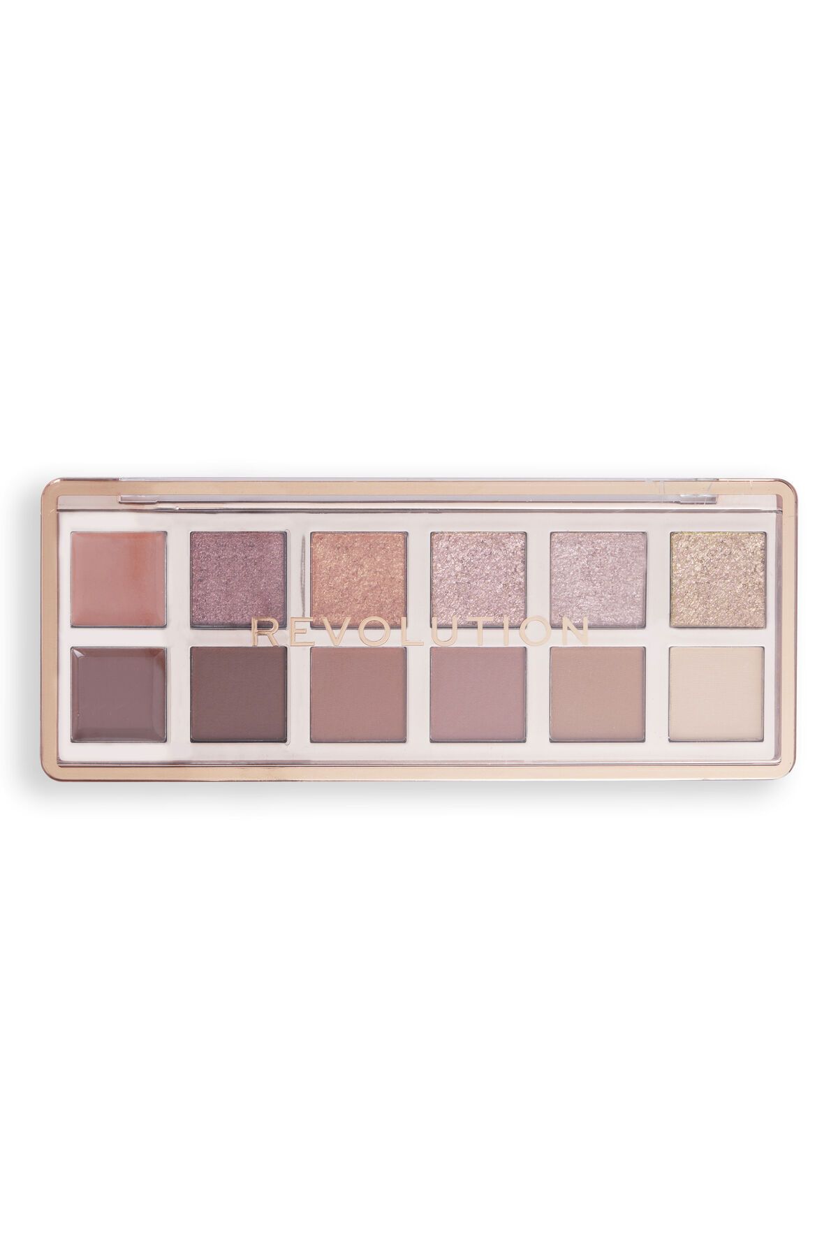 Revolution-Bronze Icon Eyeshadow Palette - Eyeshadow Palette, Matte+Silvery+Cream 5