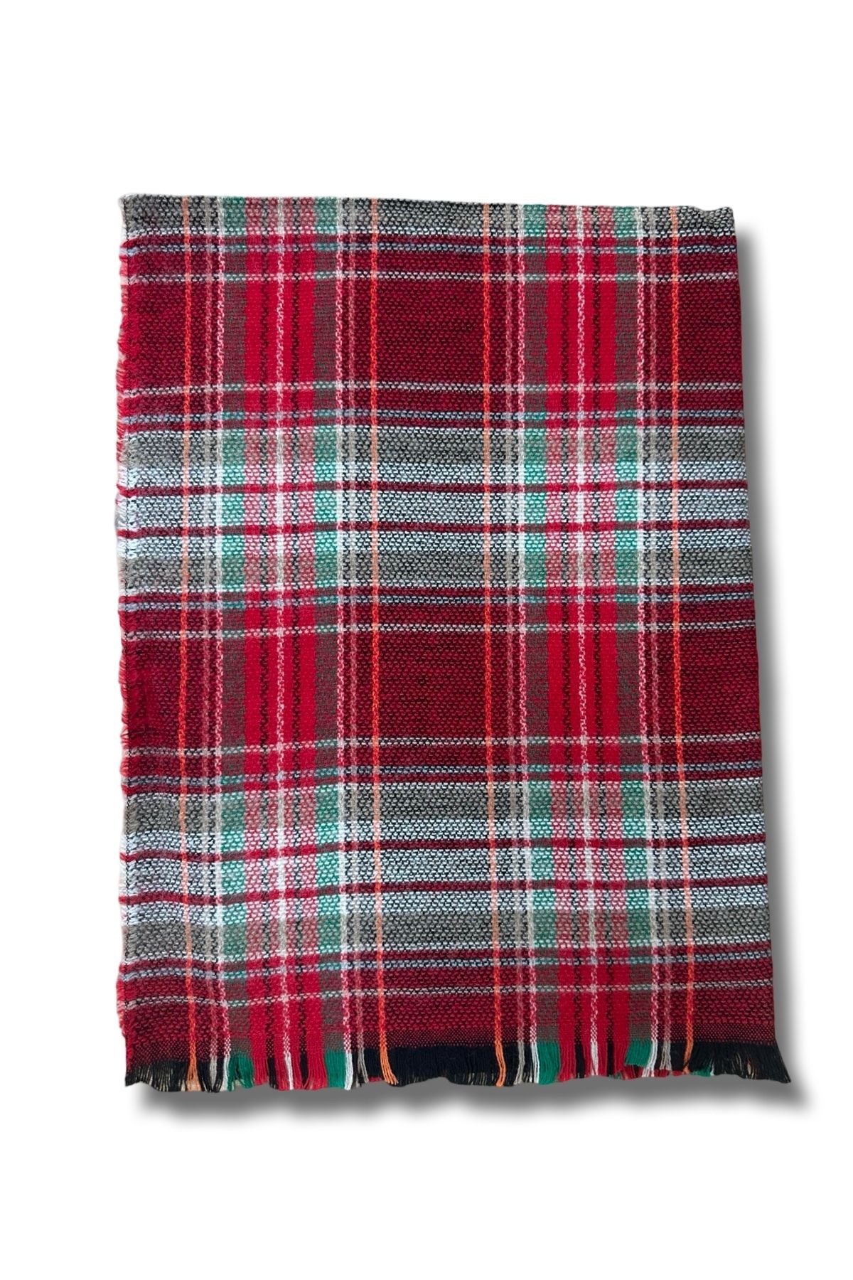 bnbutikk-Women's Scottish Patterned Scarf Shawl 2