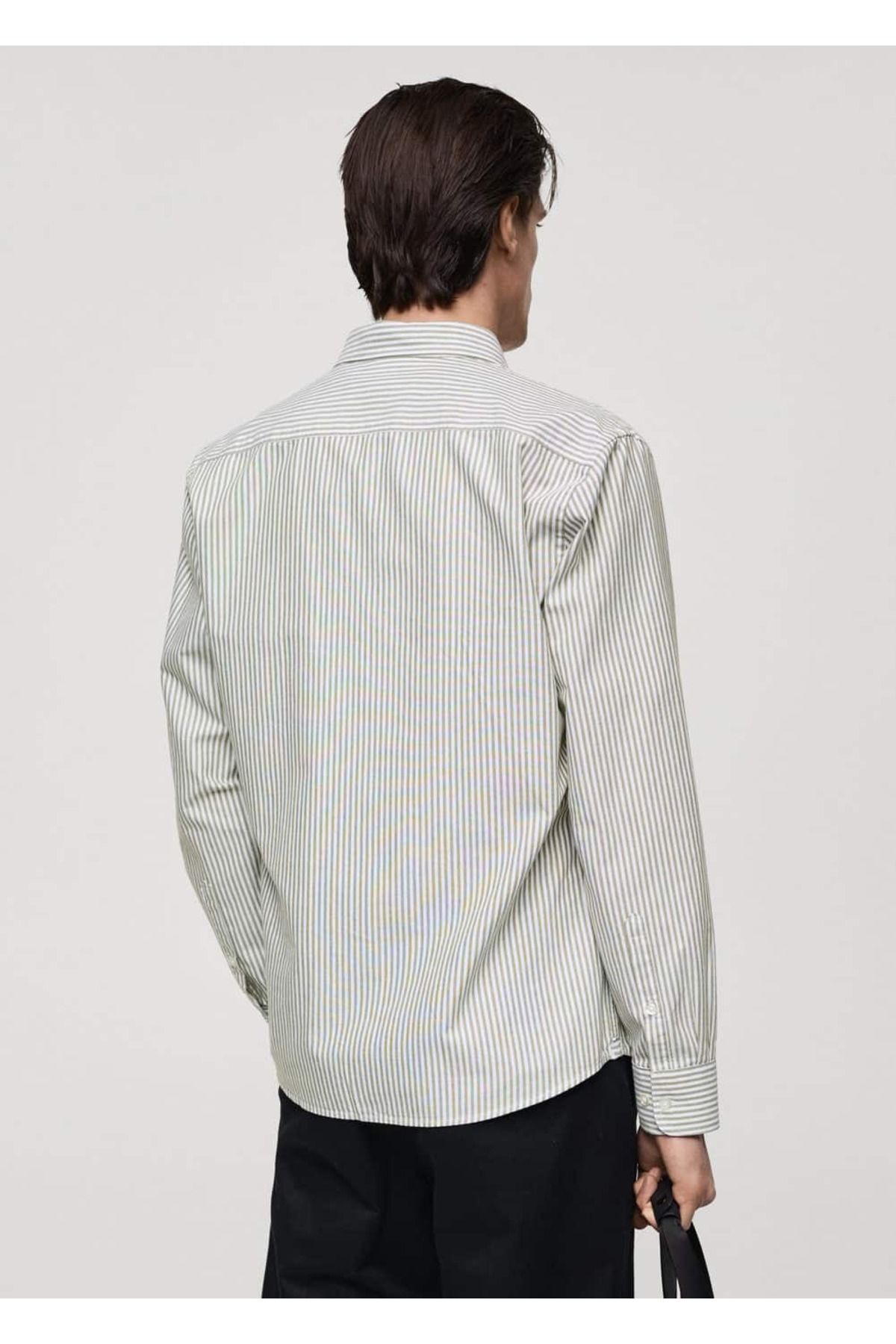 MANGO Man-100% cotton kodak striped shirt 4