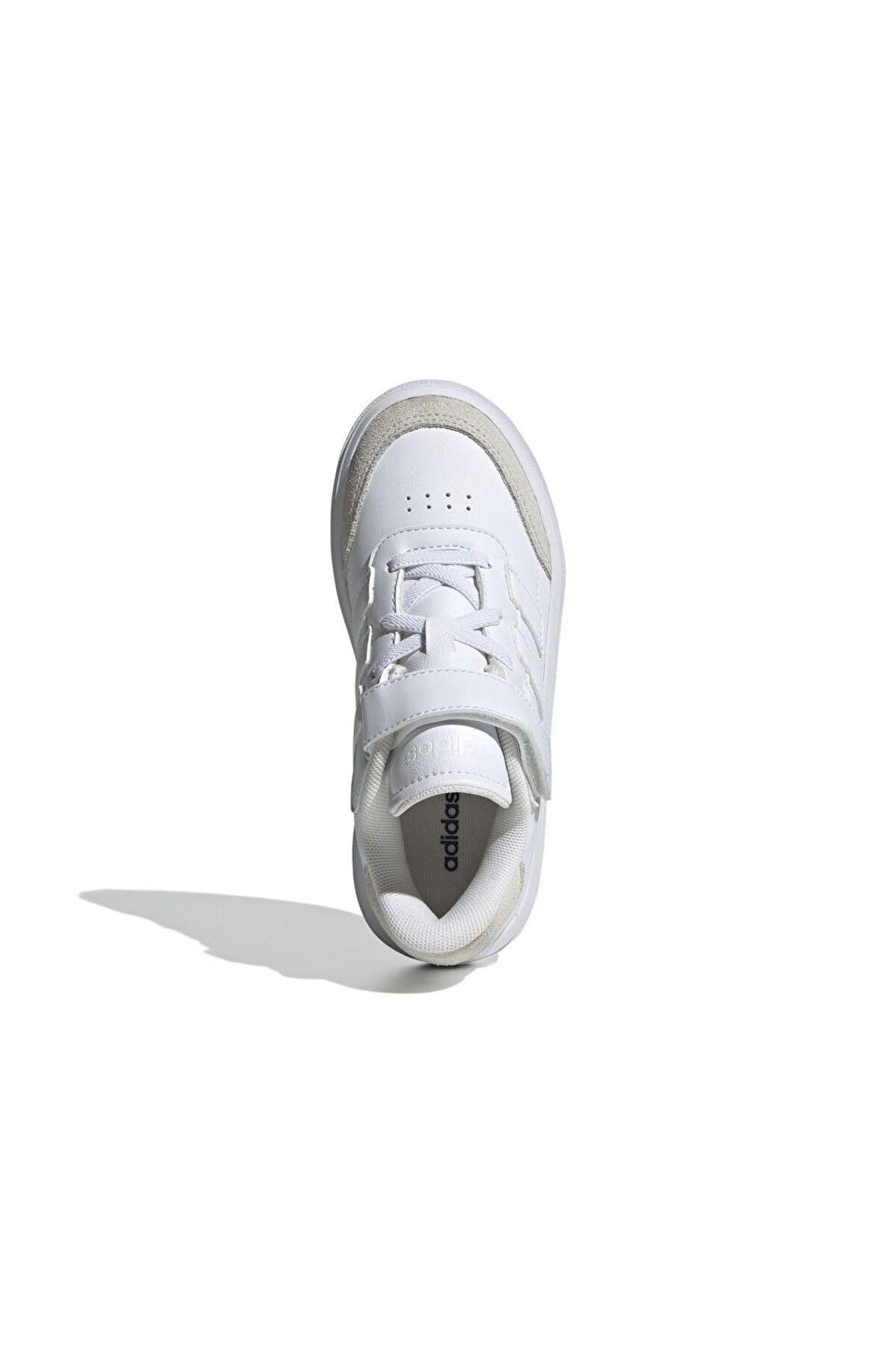 adidas-Courtblock El C - Kids White Casual Shoes Id6507 4