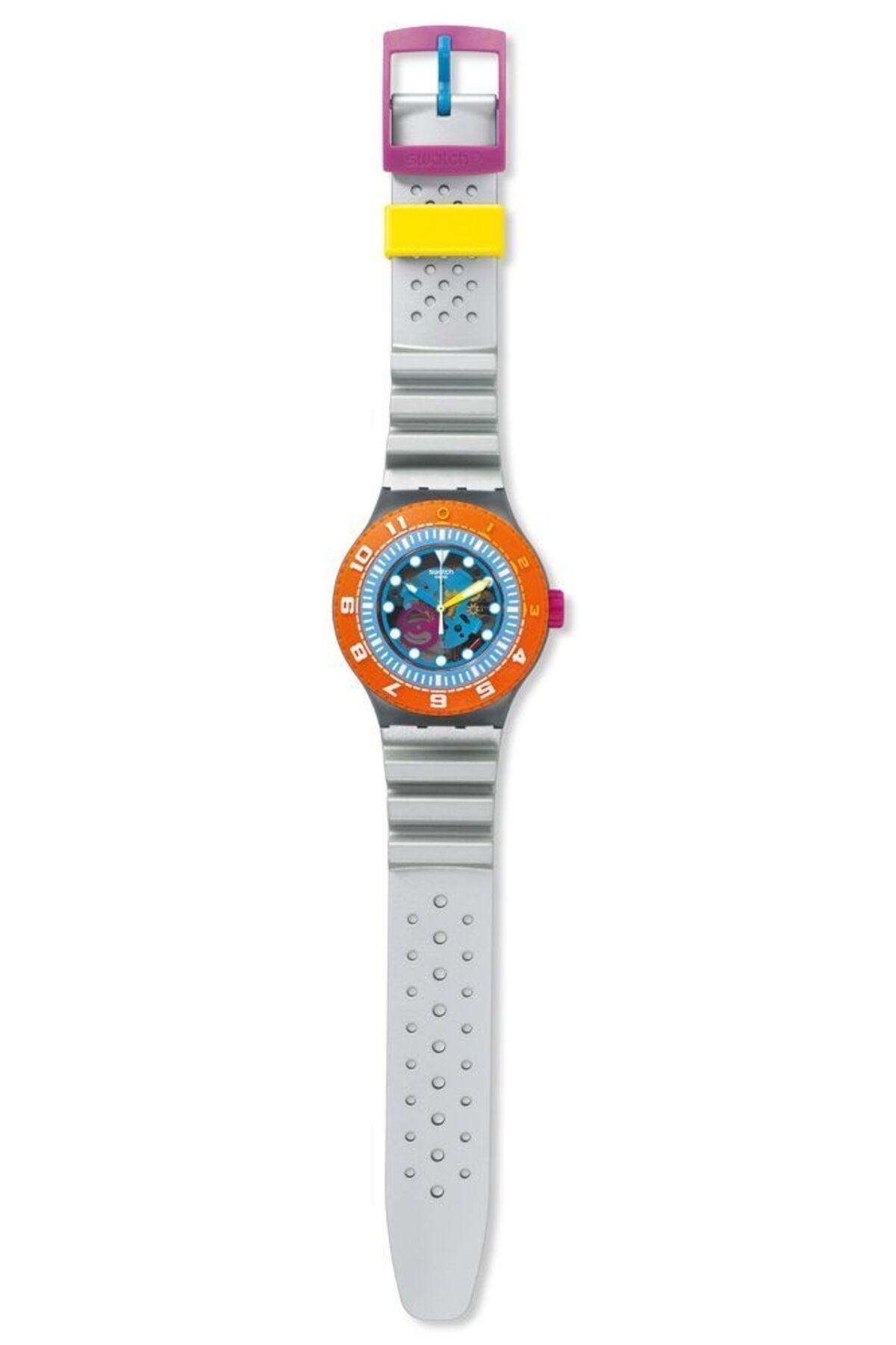 Swatch-ساعة - فضي اللون 3