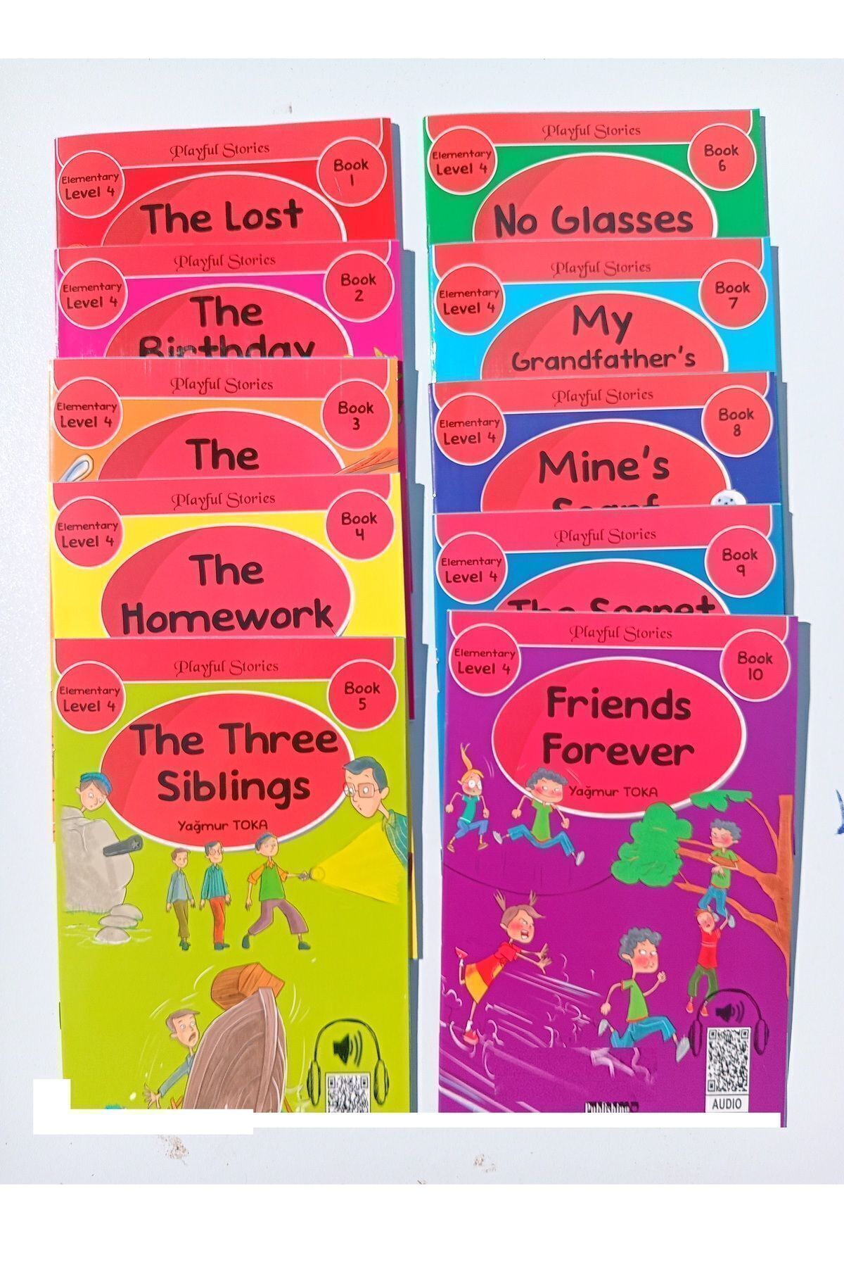 Easy Readers-30 Different English Reading Story Books - Set - Exercise - Color. 2. 3. 4. Level 480 Pages 5