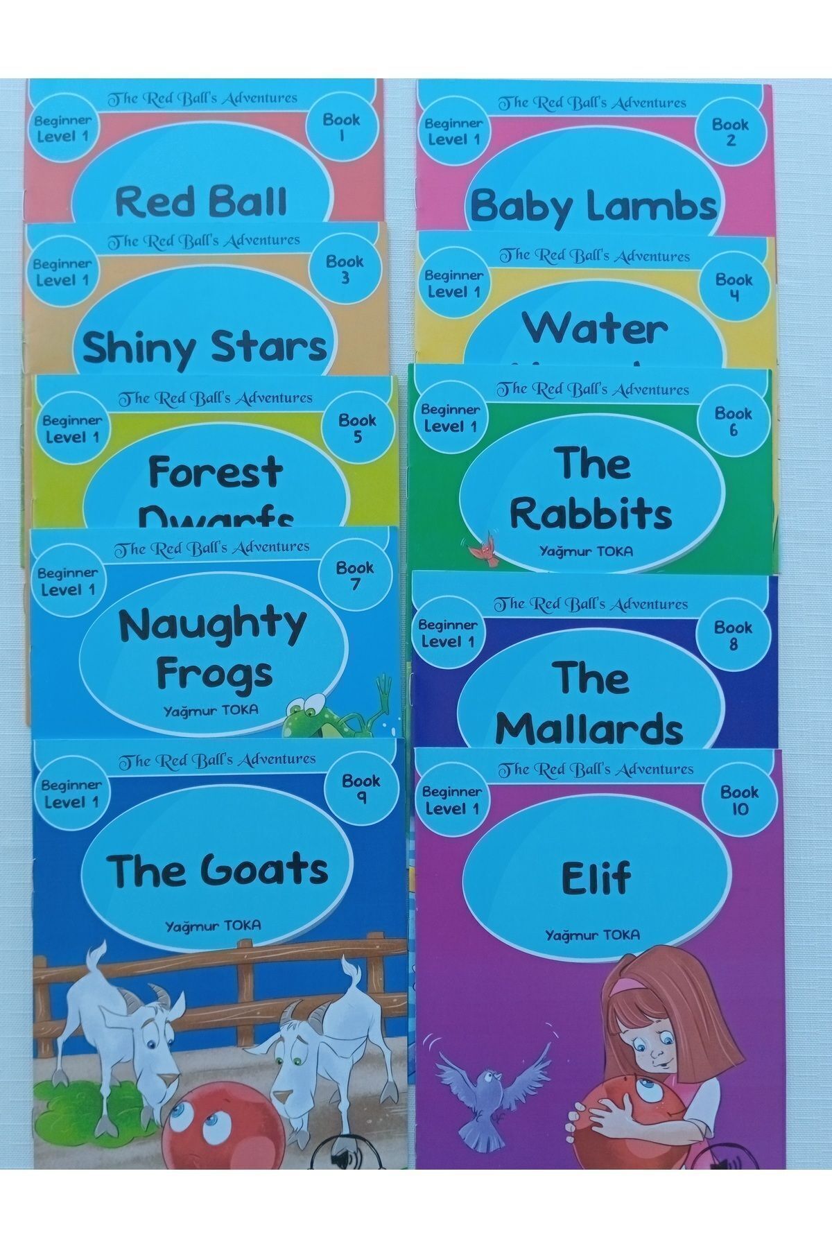 Easy Readers-30 Pieces English Story Set for Primary and Secondary School - 1St 2. 3. Level A. 1 - A. 2 - Qr Coded 4
