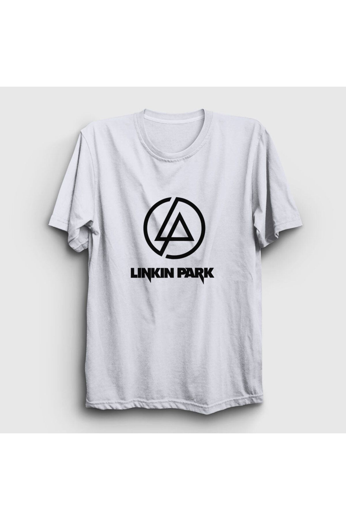 Presmono-Tricou alb unisex cu logo Linkin Park 97598tt 1