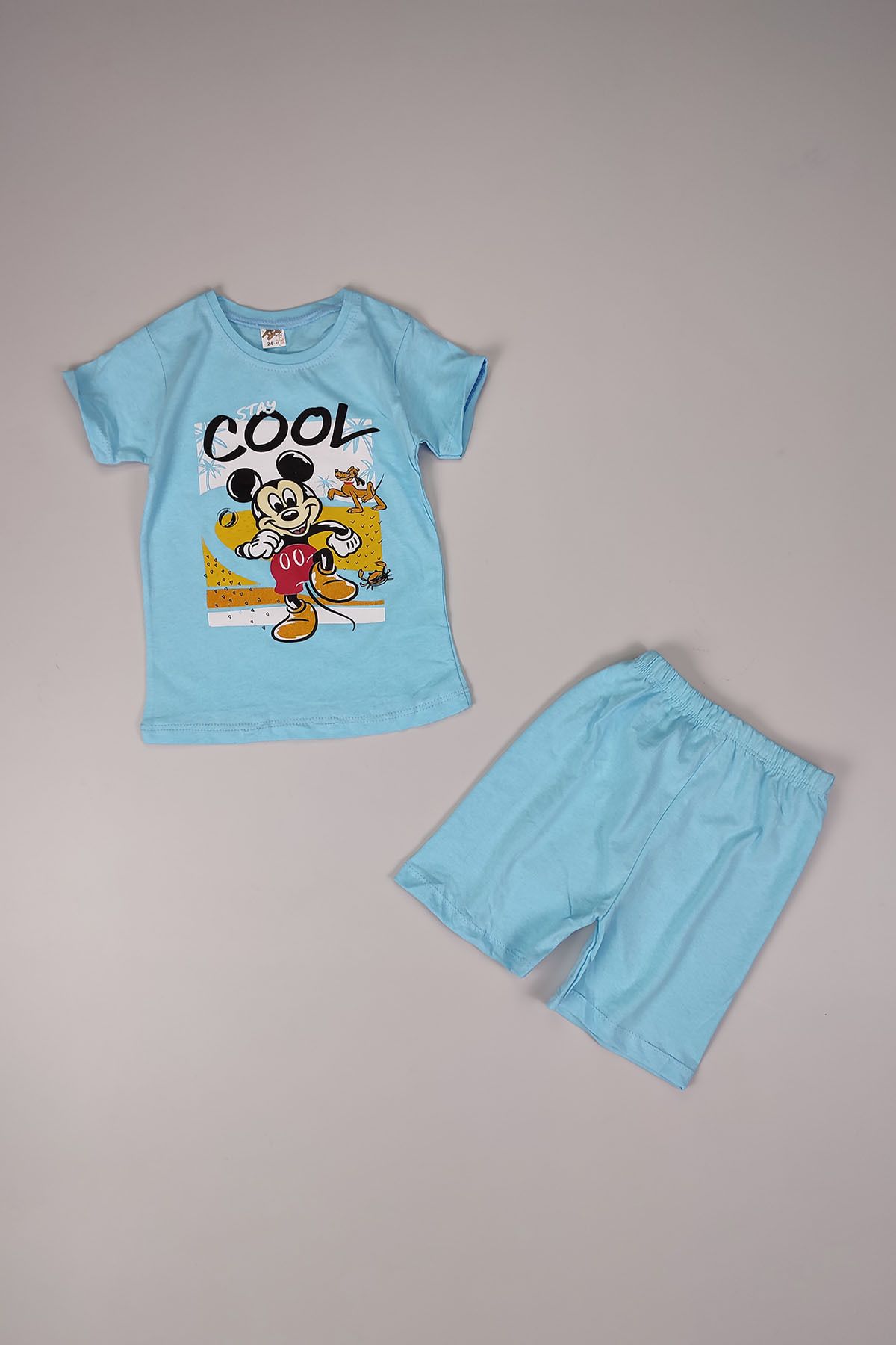 Peki-Boys' Summer Mouse Set - Cool, 80% Cotton, Close Fit, Add 5 Pay 4, Newborn 14623 1