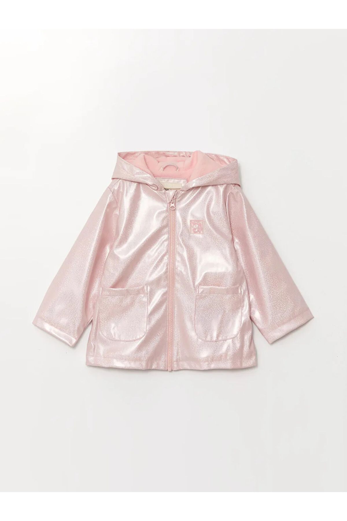 LC Waikiki-Lcw Baby Pink Baby Girl Playmate of Cool Days Raincoat 2